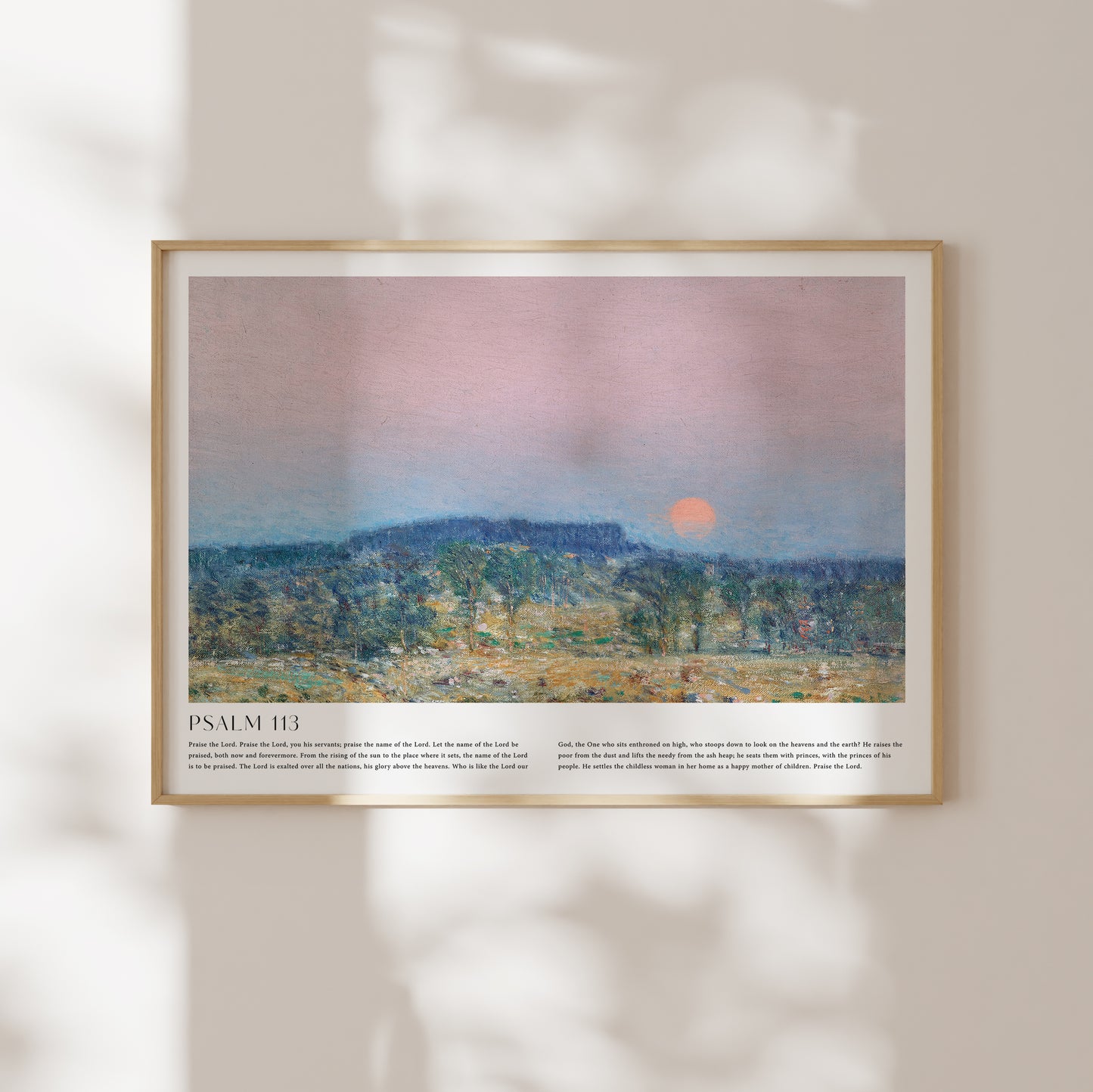 Psalm 113 Print | Landscape