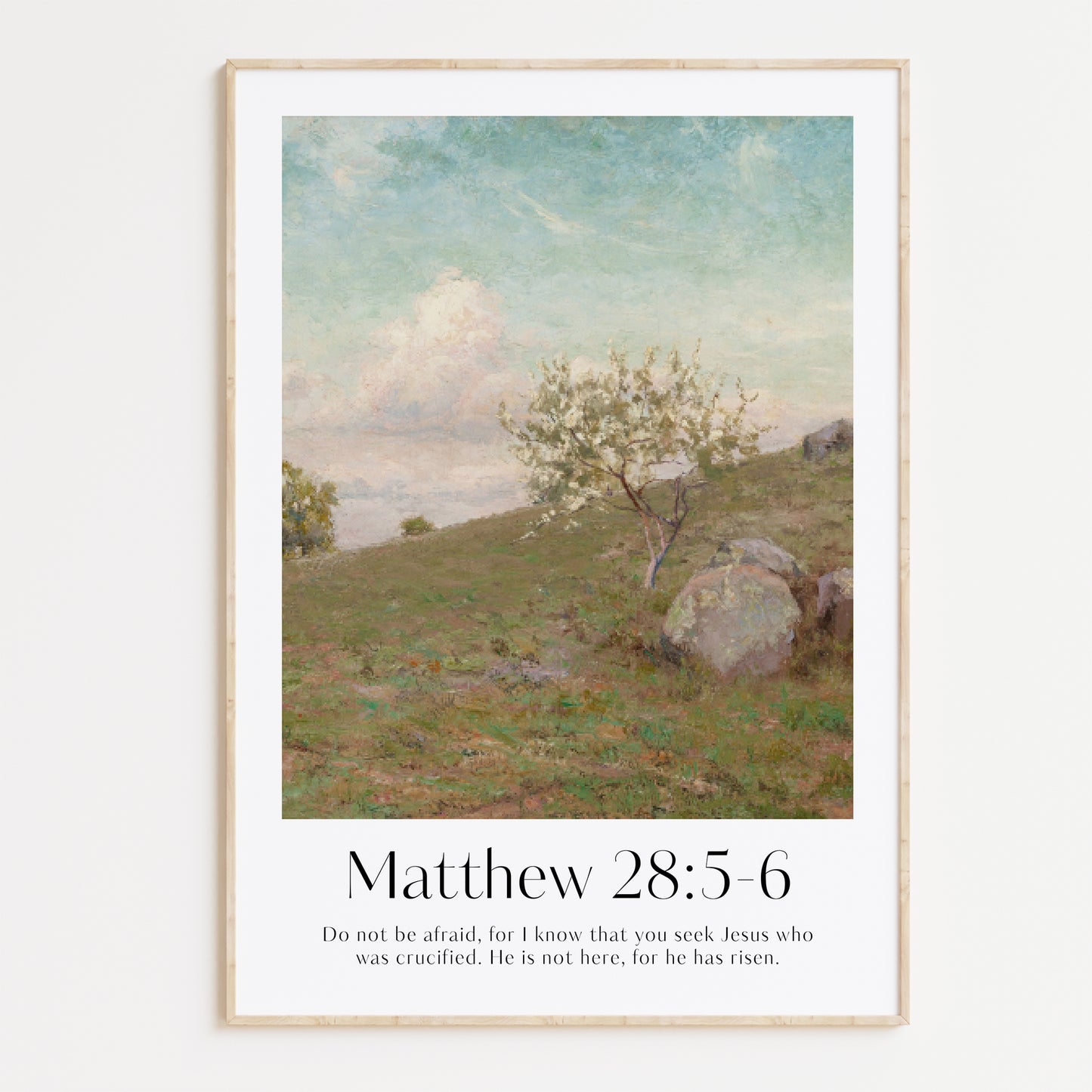 Matthew 28:5-6 Print