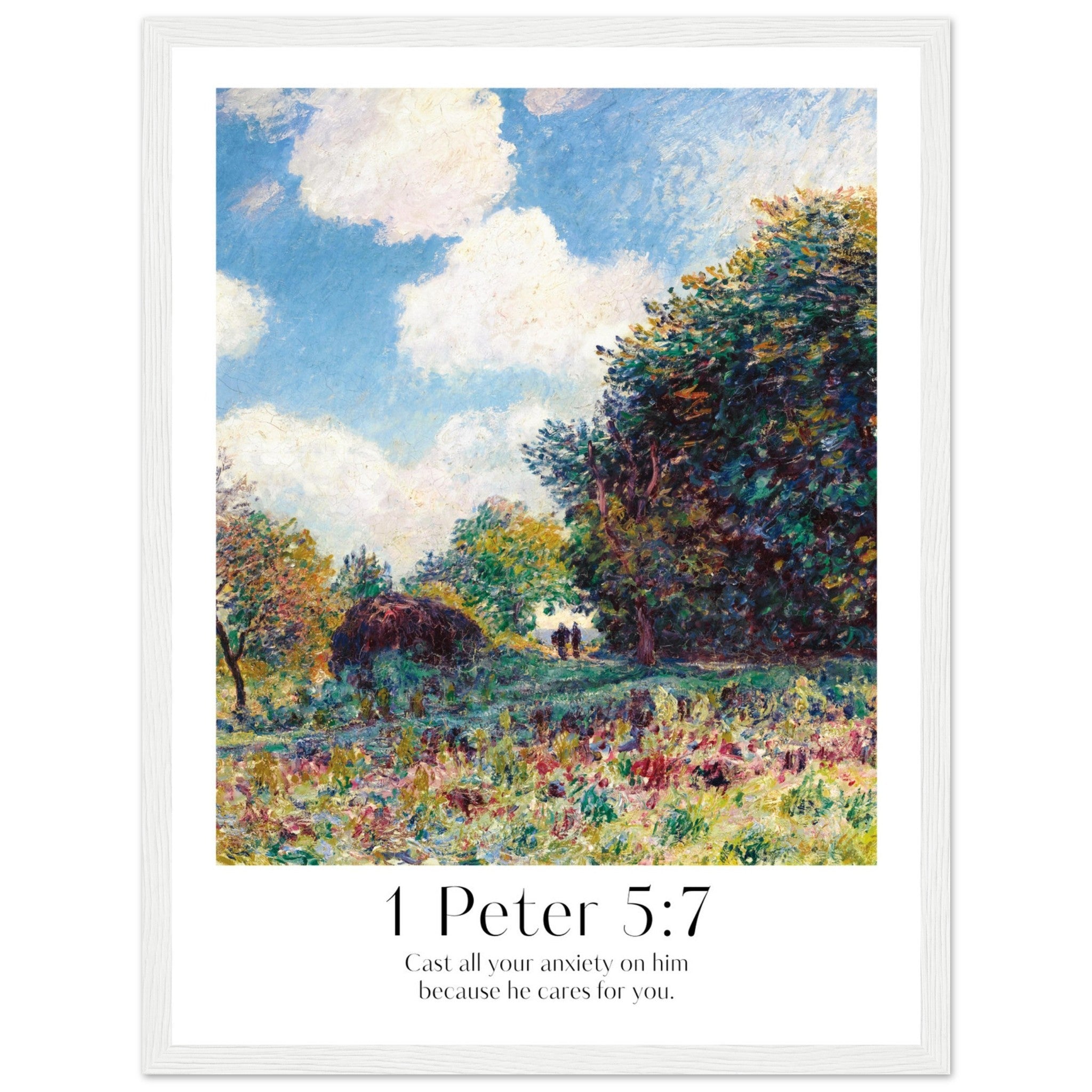 1 Peter 5:7 Print - The Christian Art Company