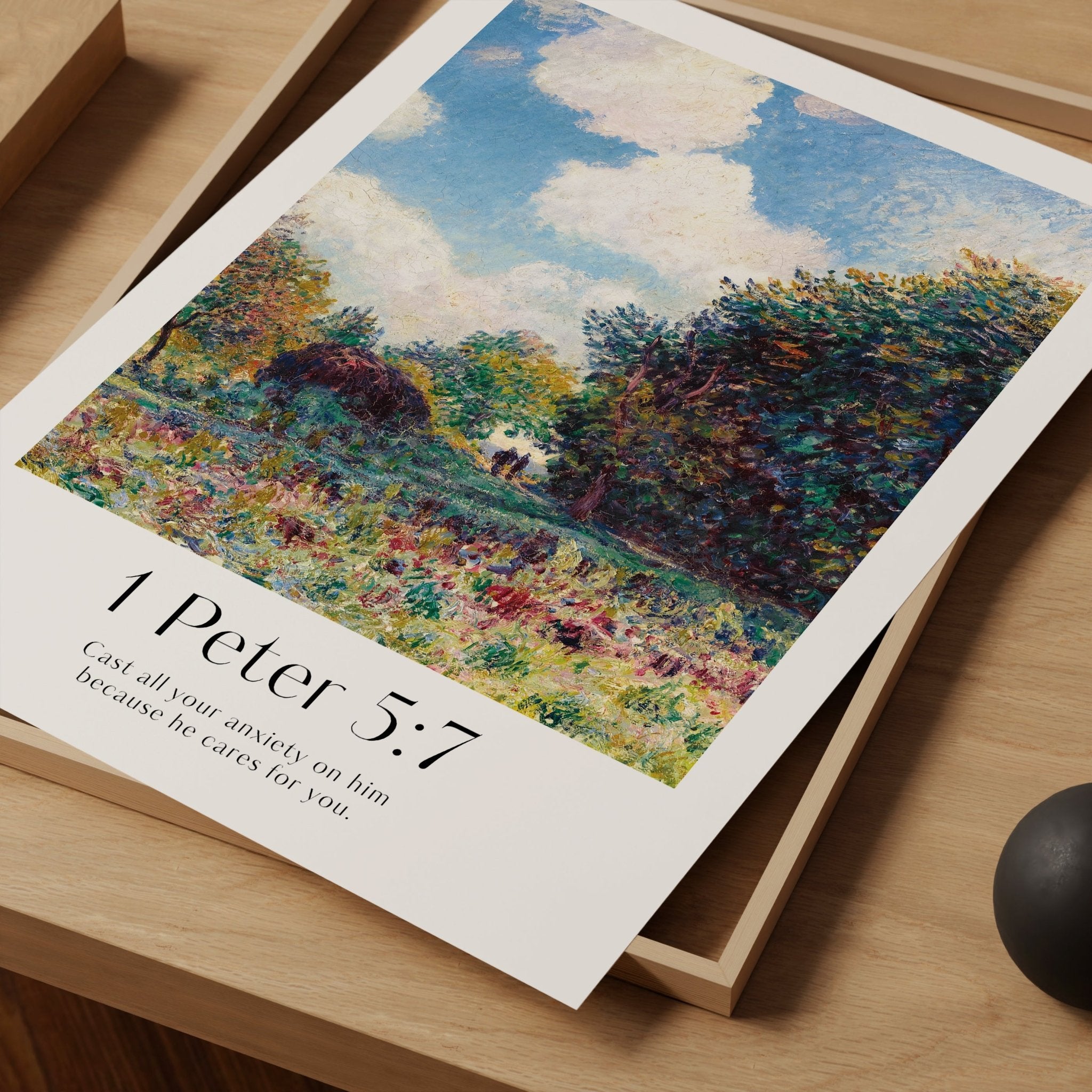 1 Peter 5:7 Print - The Christian Art Company