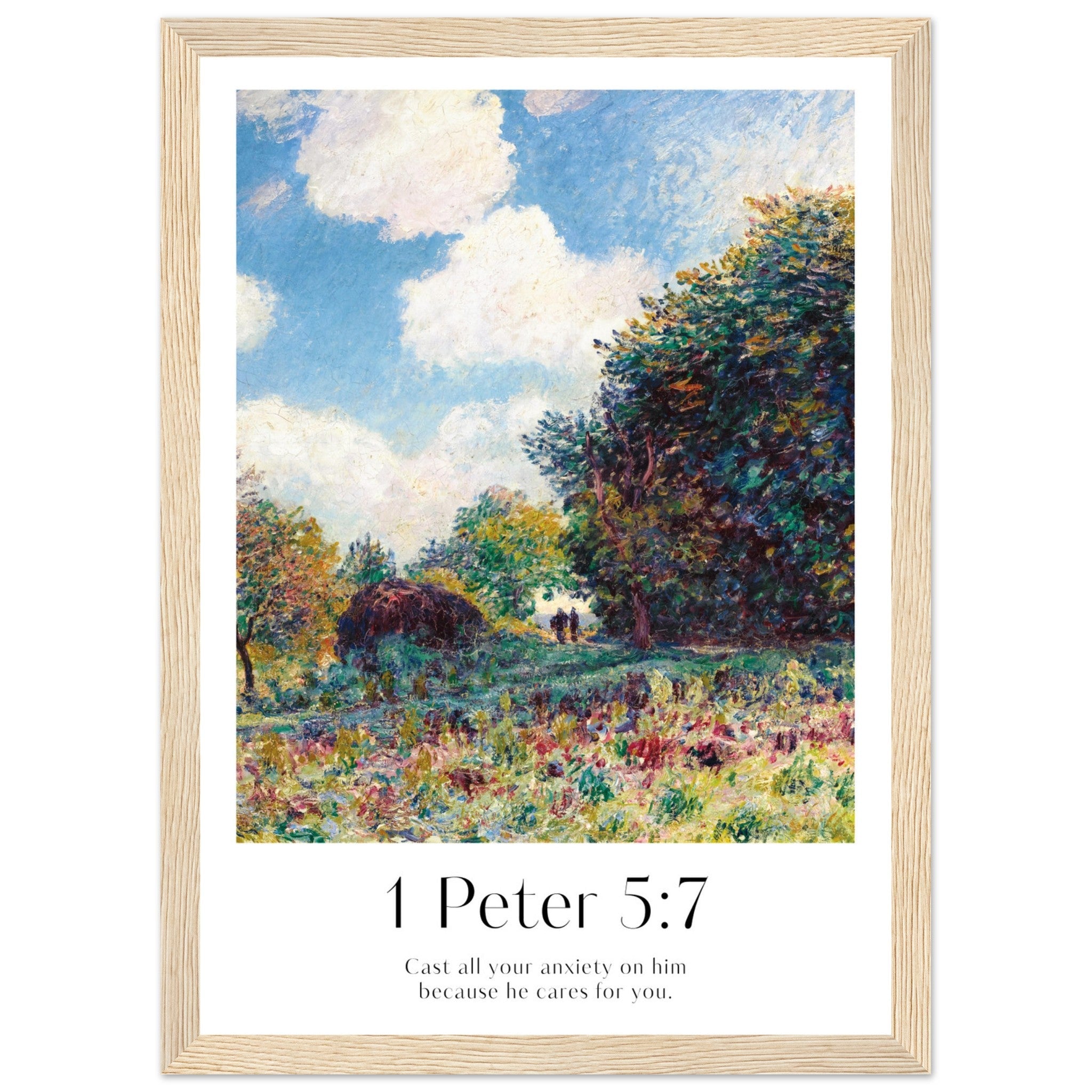 1 Peter 5:7 Print - The Christian Art Company
