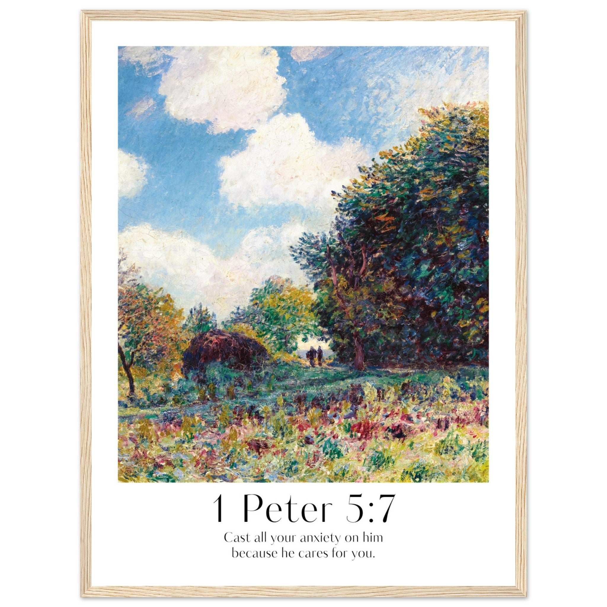 1 Peter 5:7 Print - The Christian Art Company