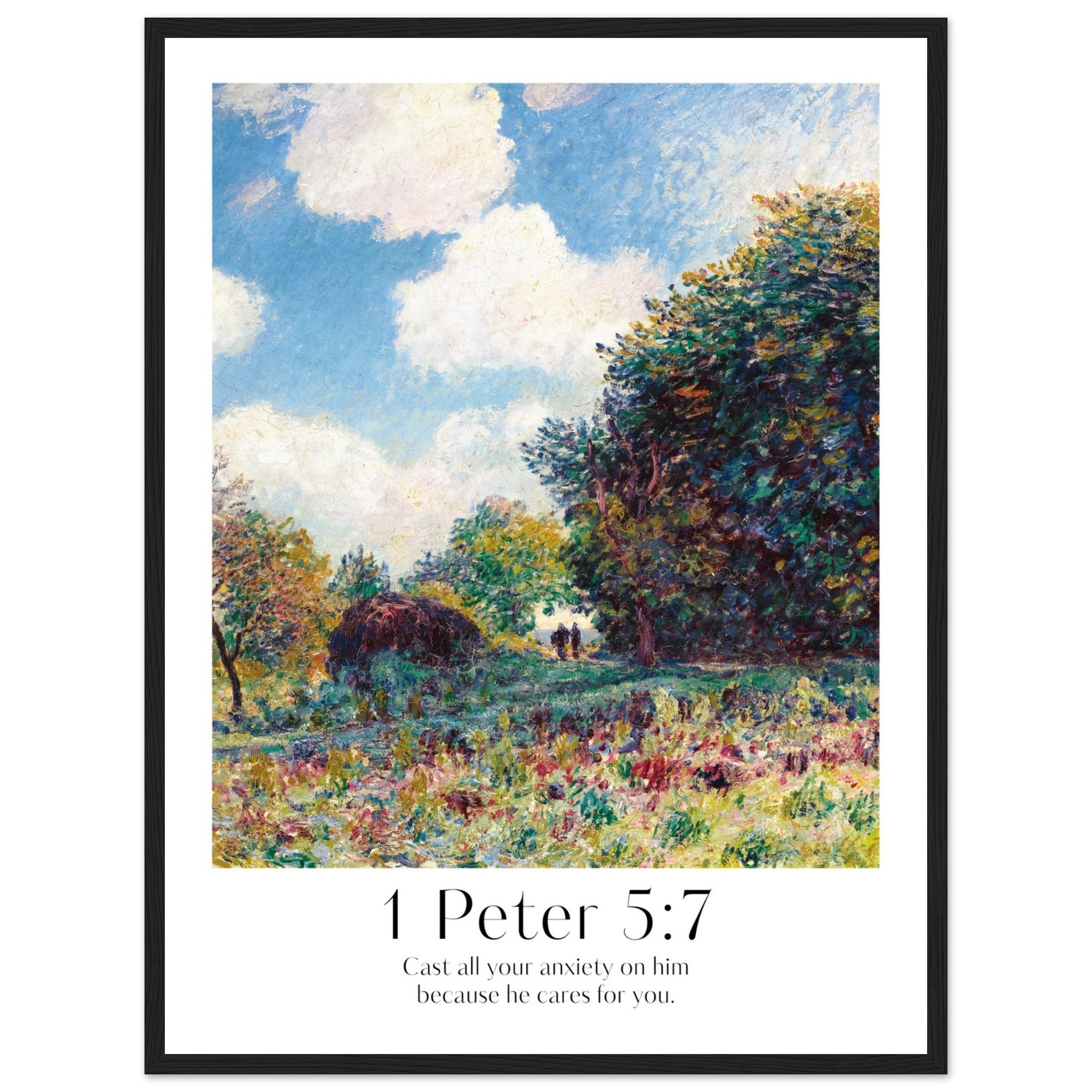 1 Peter 5:7 Print - The Christian Art Company