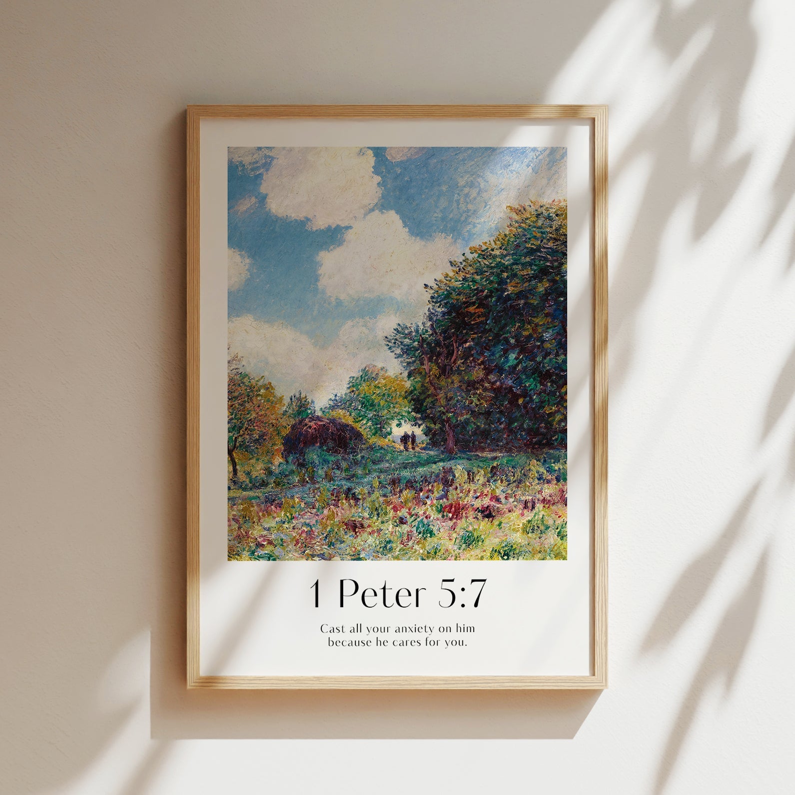 1 Peter 5:7 Print - The Christian Art Company