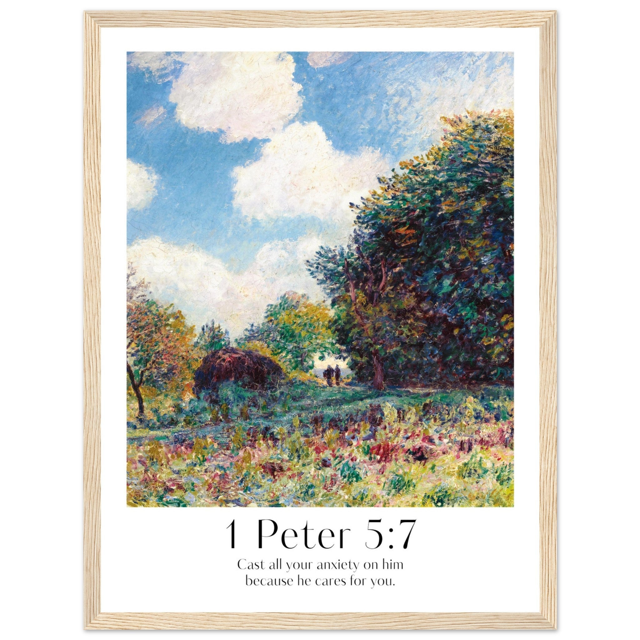 1 Peter 5:7 Print - The Christian Art Company