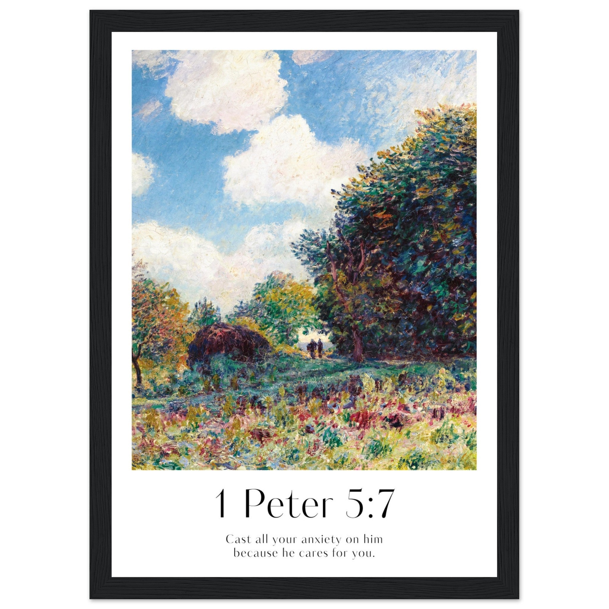 1 Peter 5:7 Print - The Christian Art Company