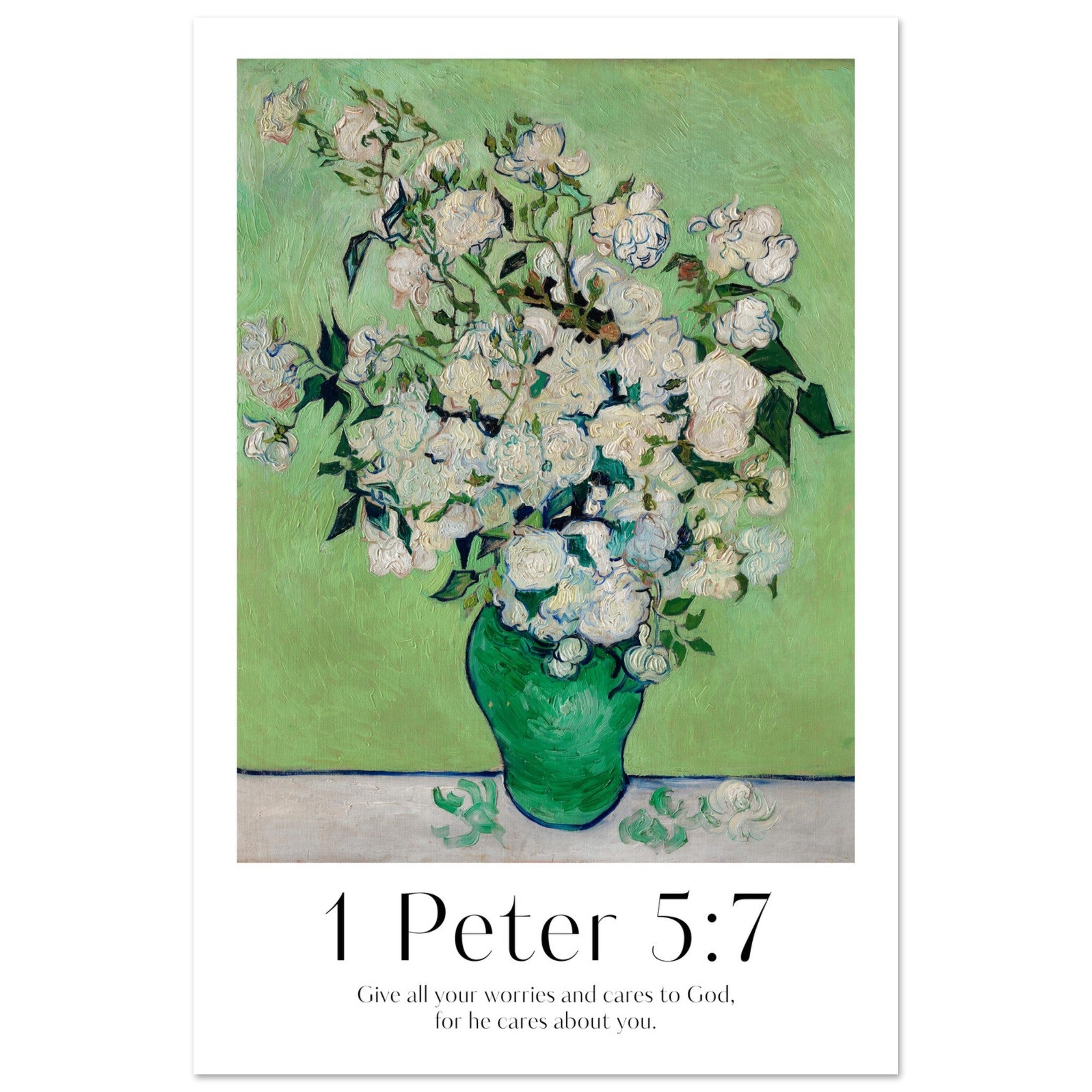 1 Peter 5:7 Print | Van Gogh - The Christian Art Company