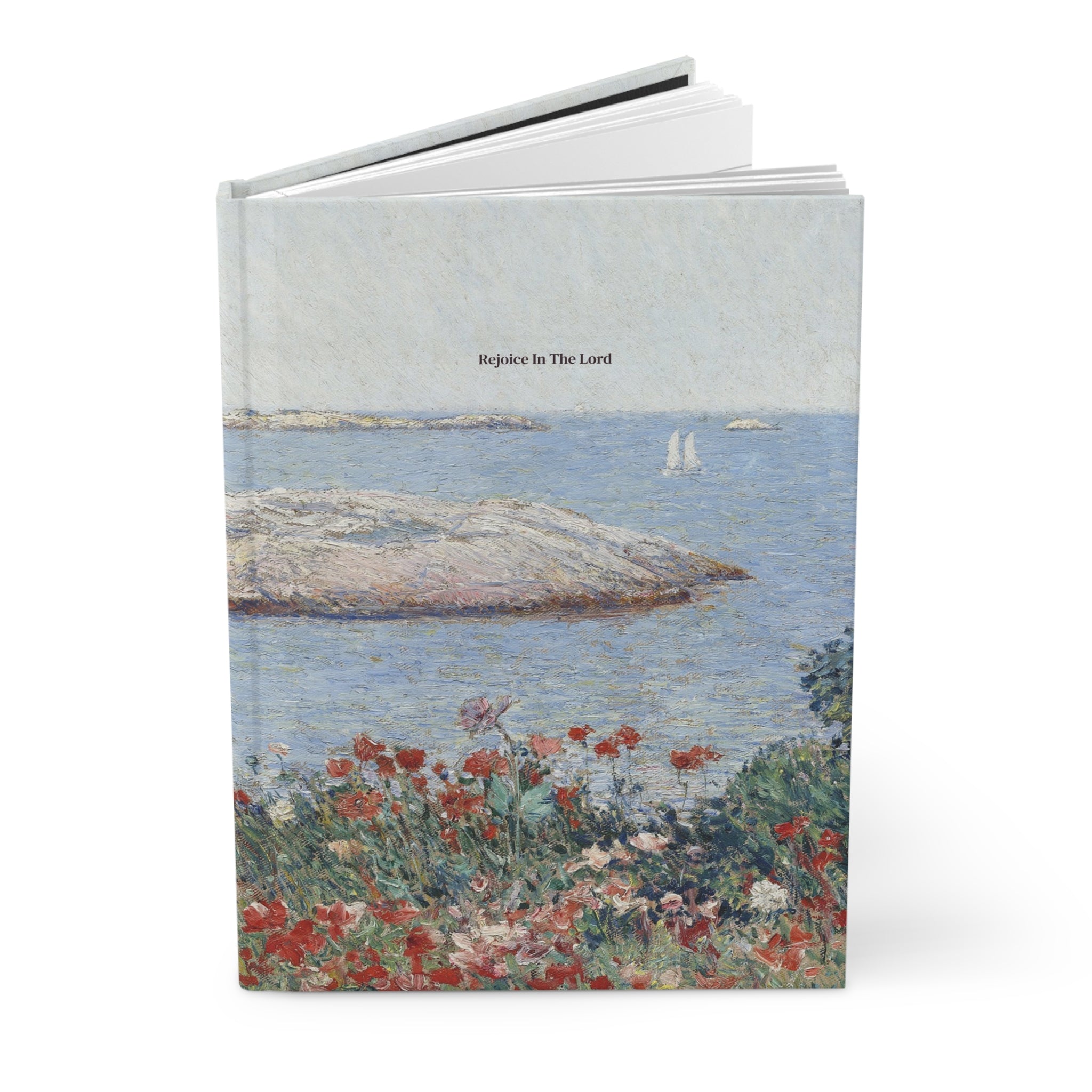 Personalized Bible Verse Journal | Seascape Poppies