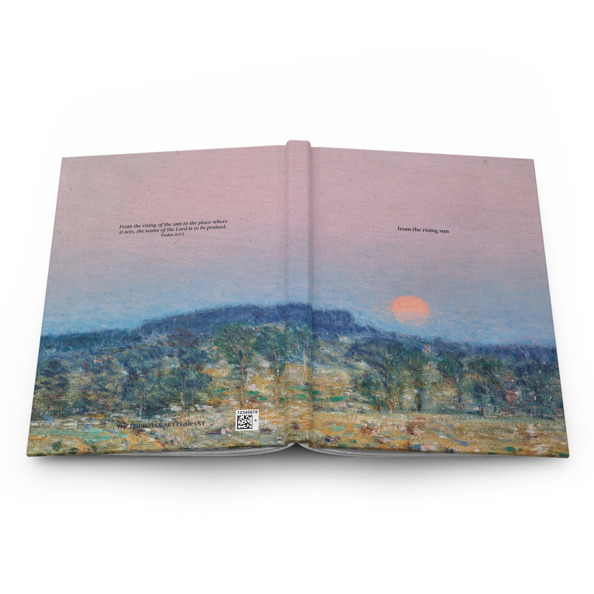 Personalized Bible Verse Journal | Sunset