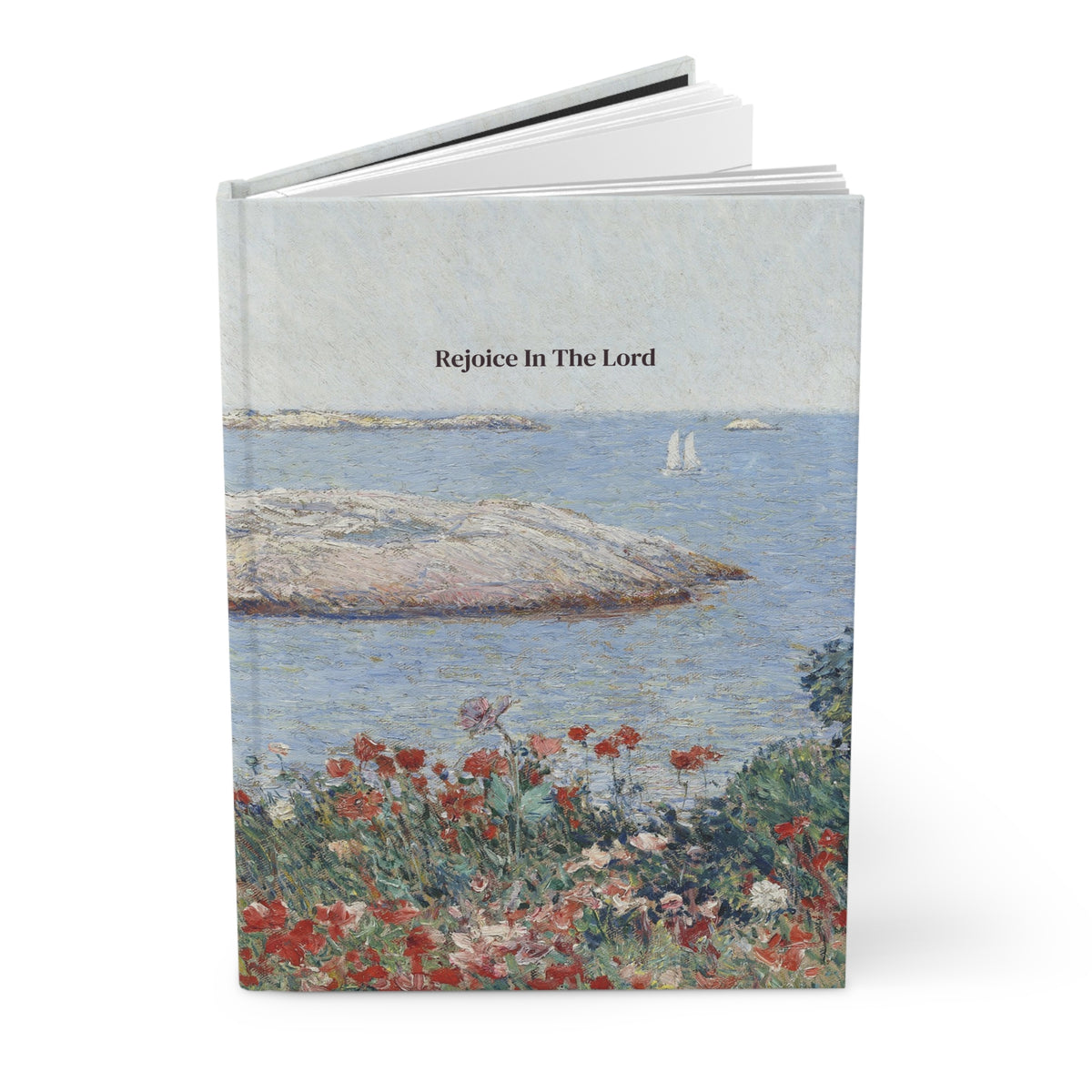 Personalized Bible Verse Journal | Seascape Poppies