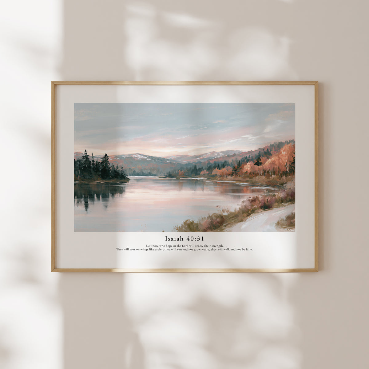 Isaiah 40:31 Contemporary Christian Wall Art