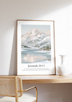 Jeremiah 29:11 Contemporary Christian Wall Art | Portrait