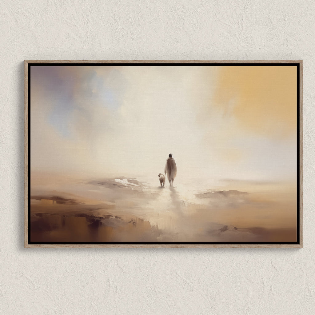 The Lost Sheep | Framed Canvas