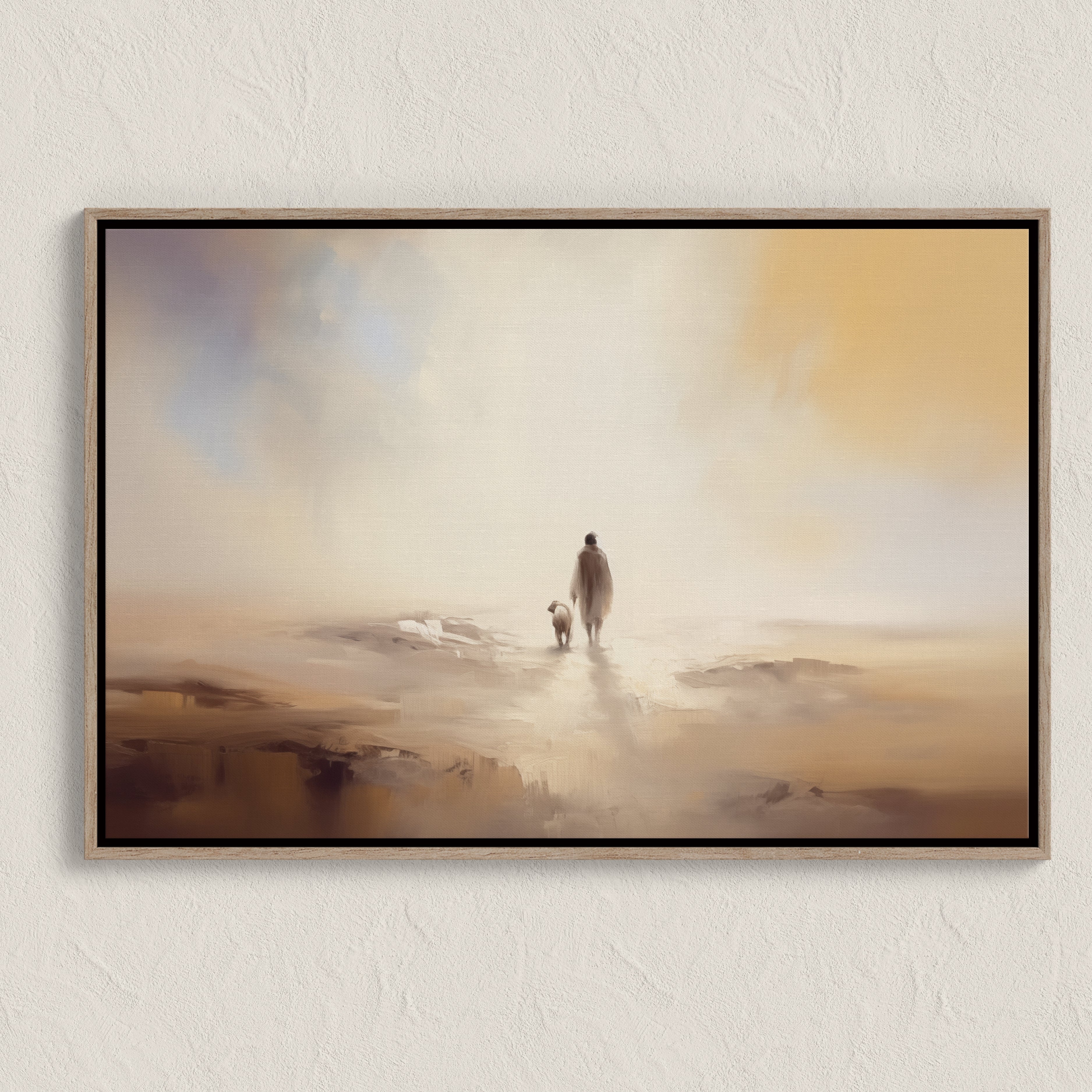 The Lost Sheep | Framed Canvas