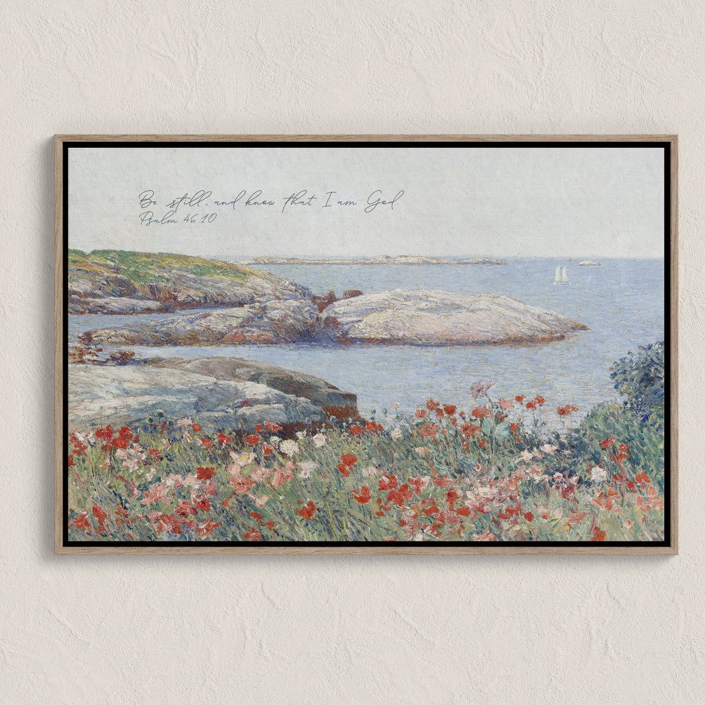 Psalm 46:10 | Framed Canvas