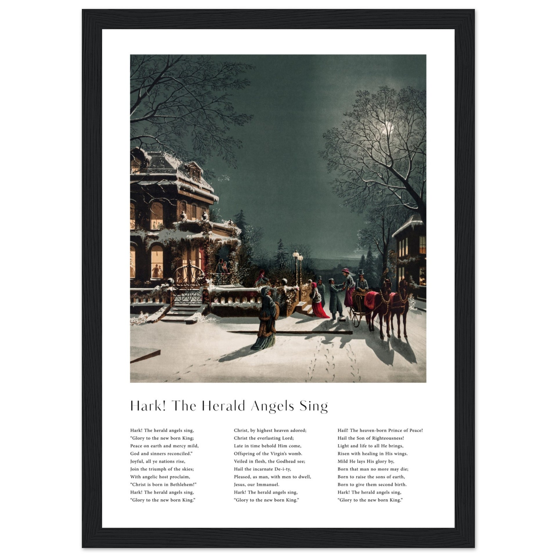 Hark The Herald Angels Sing Print | Christian Christmas Home Decor – The  Christian Art Company, image size:1920x1920