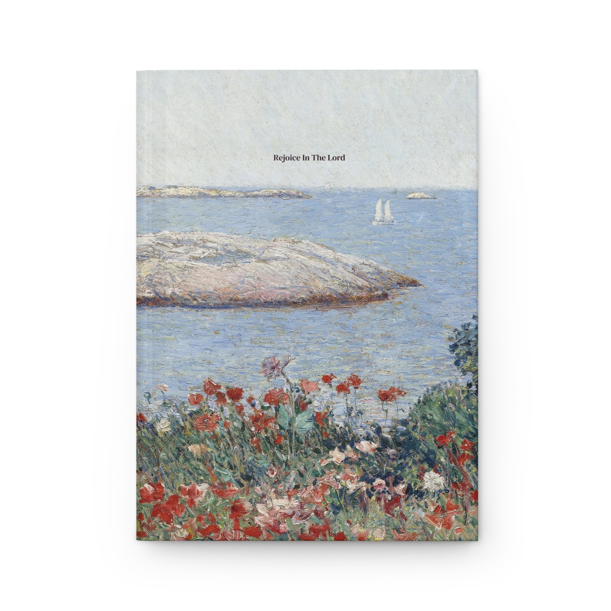 Personalized Bible Verse Journal | Seascape Poppies