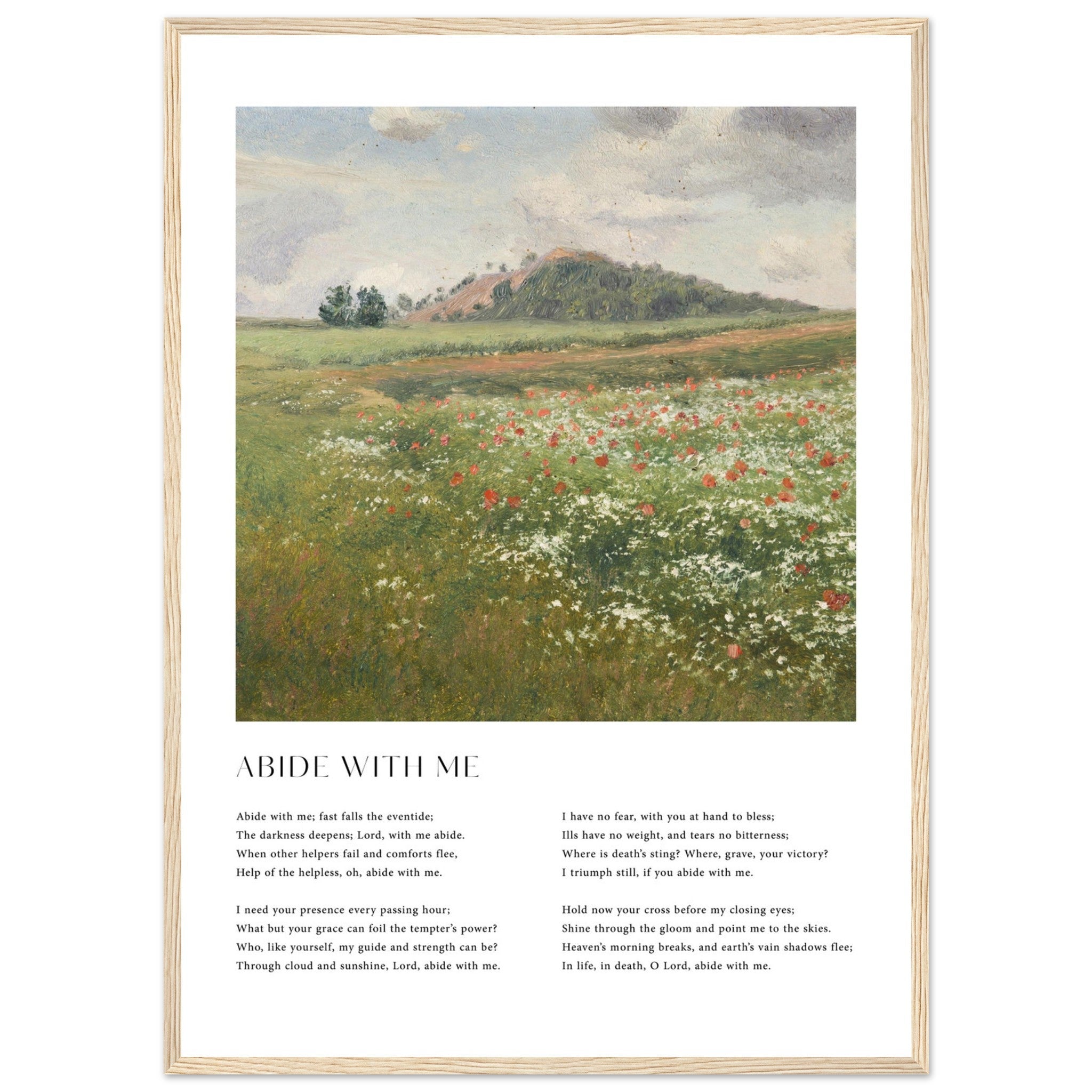 Abide With Me Print - The Christian Art Company