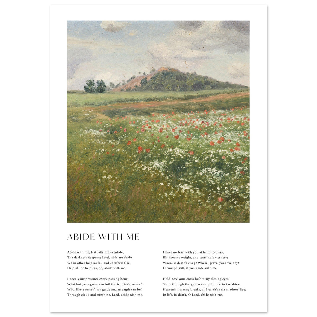 Abide With Me Print - The Christian Art Company