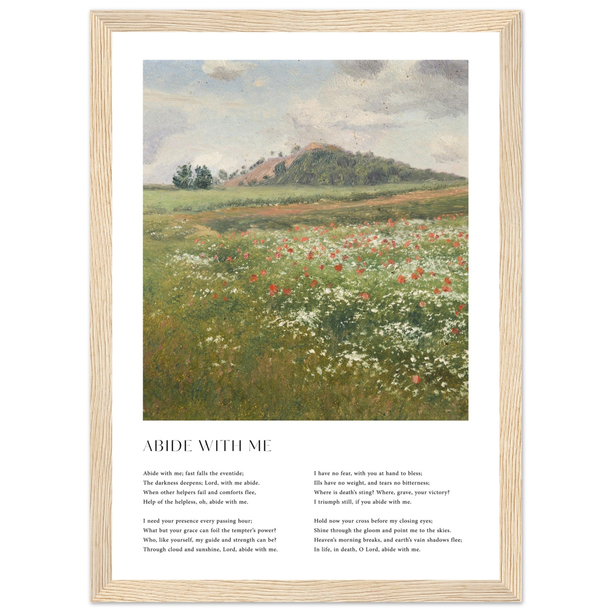 Abide With Me Print - The Christian Art Company