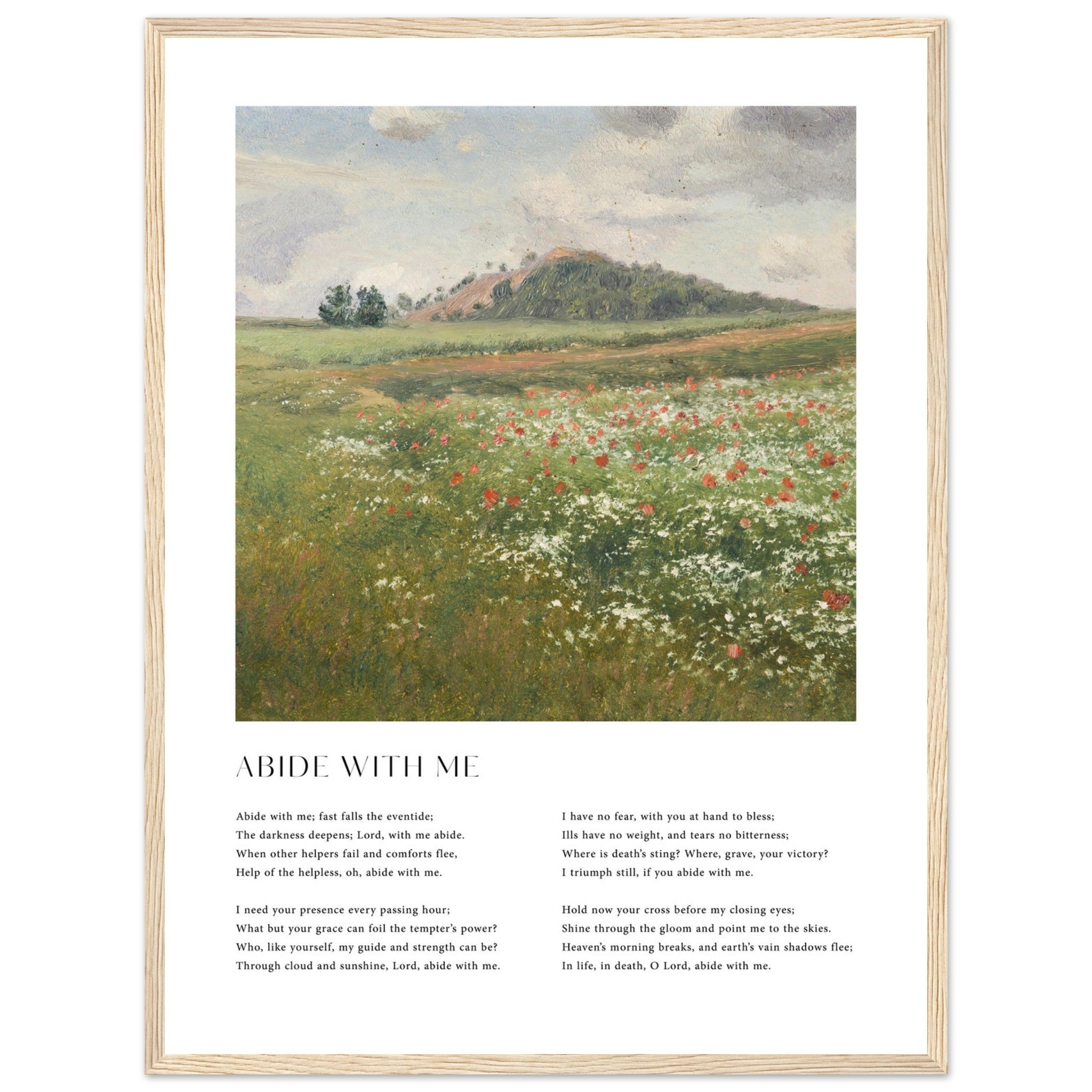 Abide With Me Print - The Christian Art Company