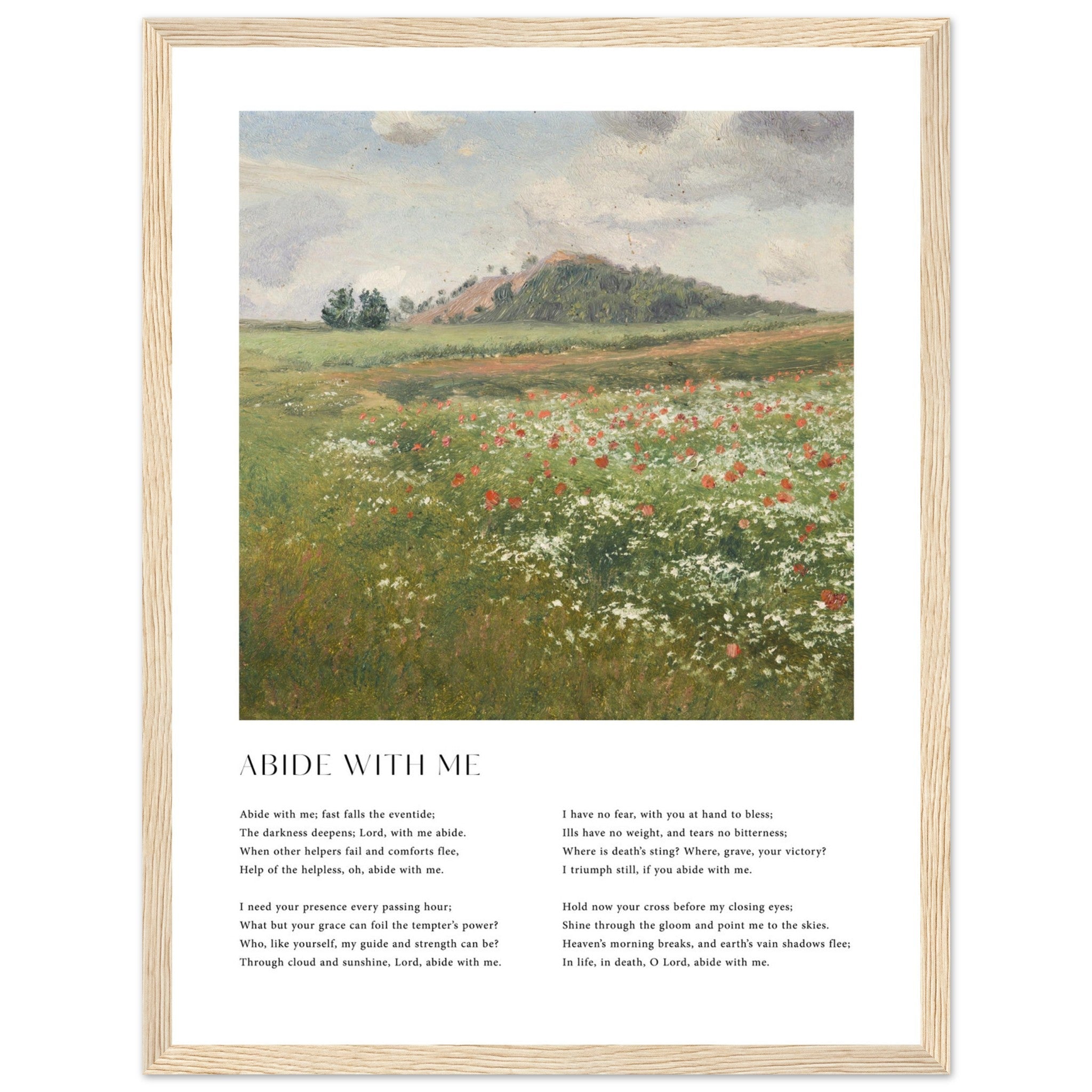 Abide With Me Print - The Christian Art Company