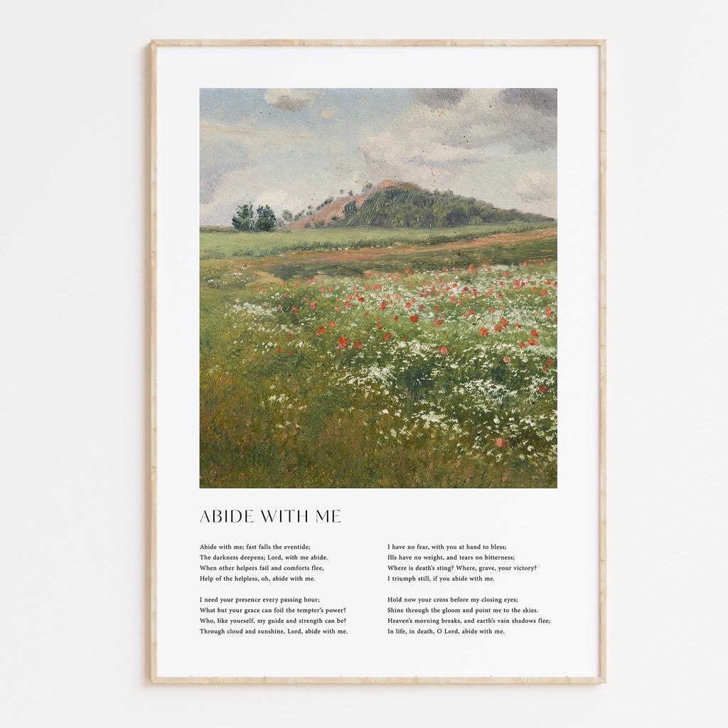 Abide With Me Print - The Christian Art Company