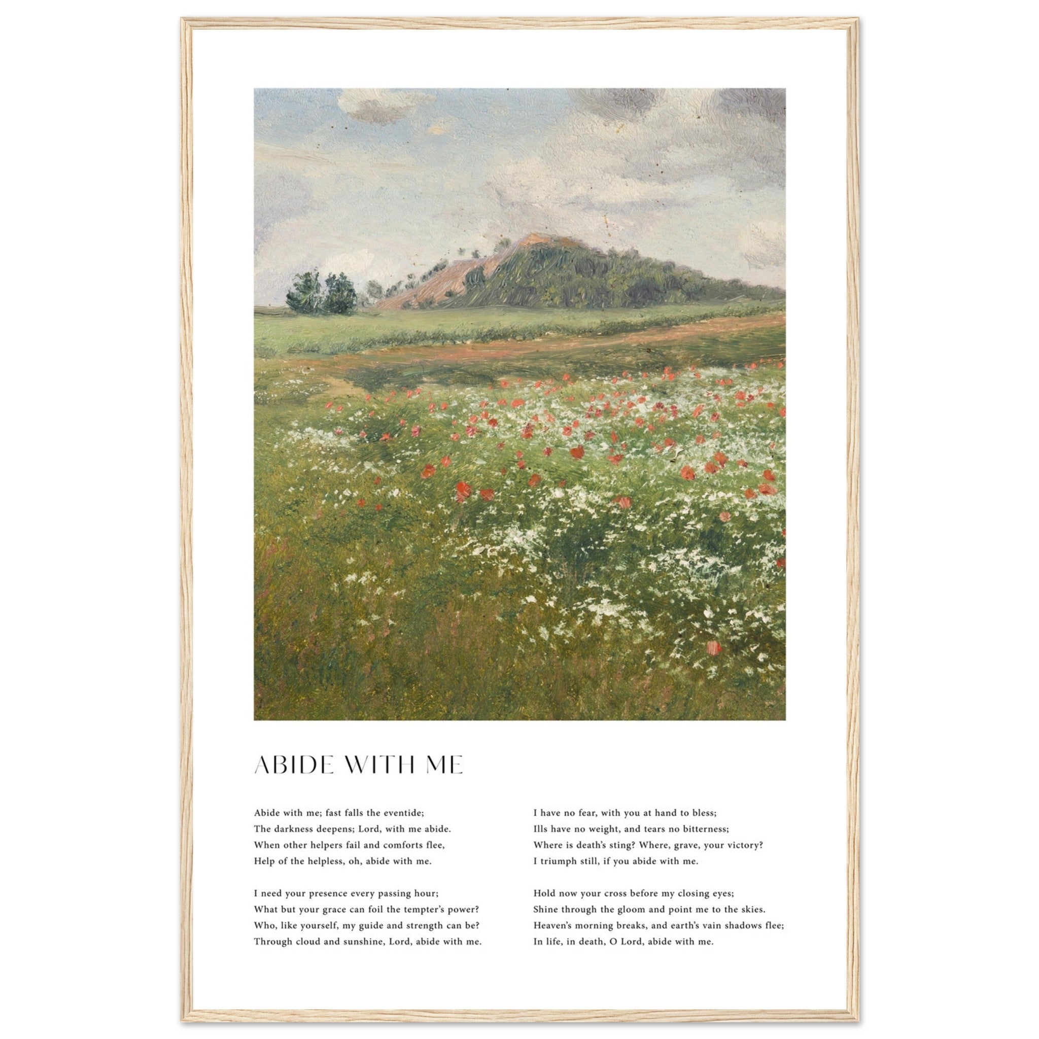 Abide With Me Print - The Christian Art Company