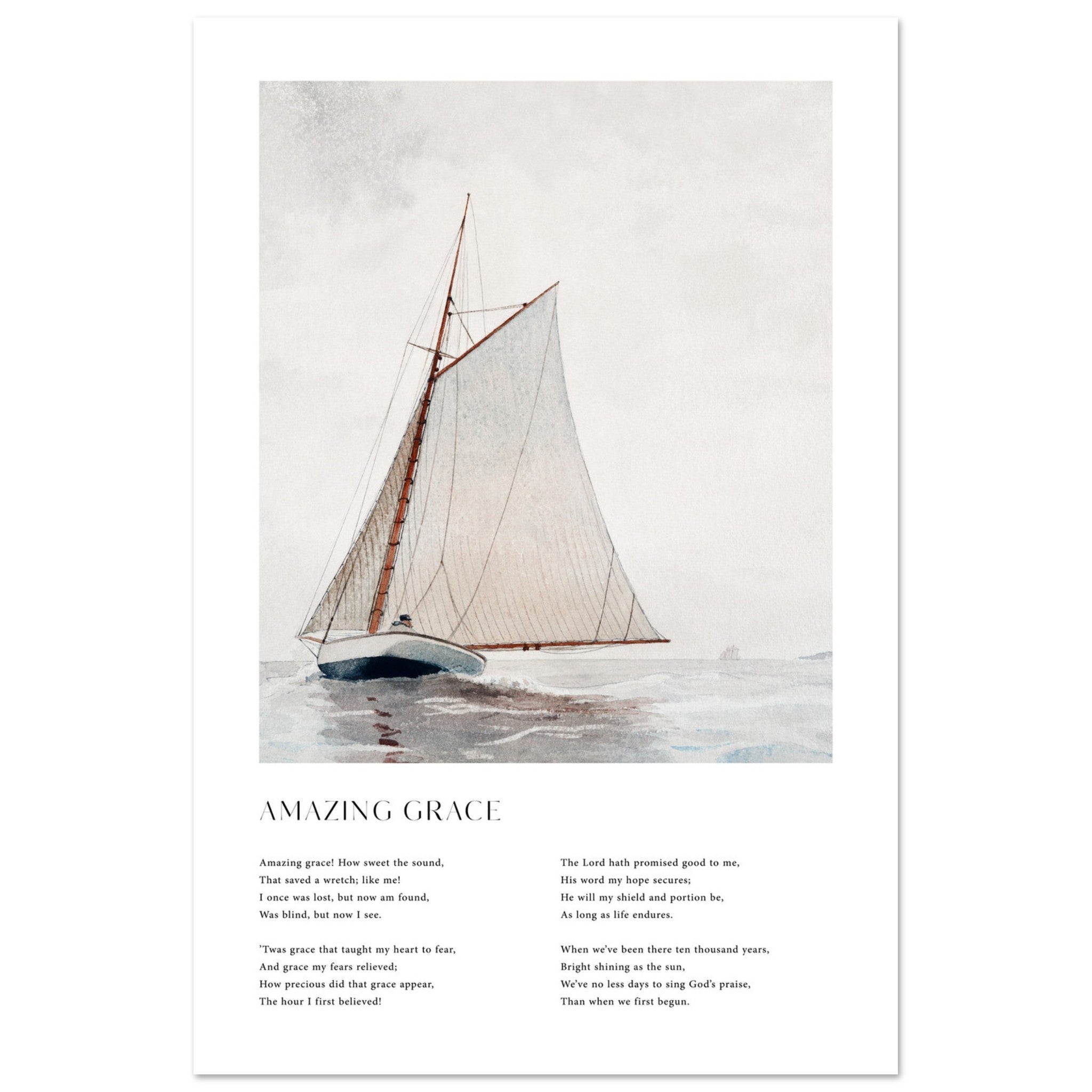 Amazing Grace Print - The Christian Art Company