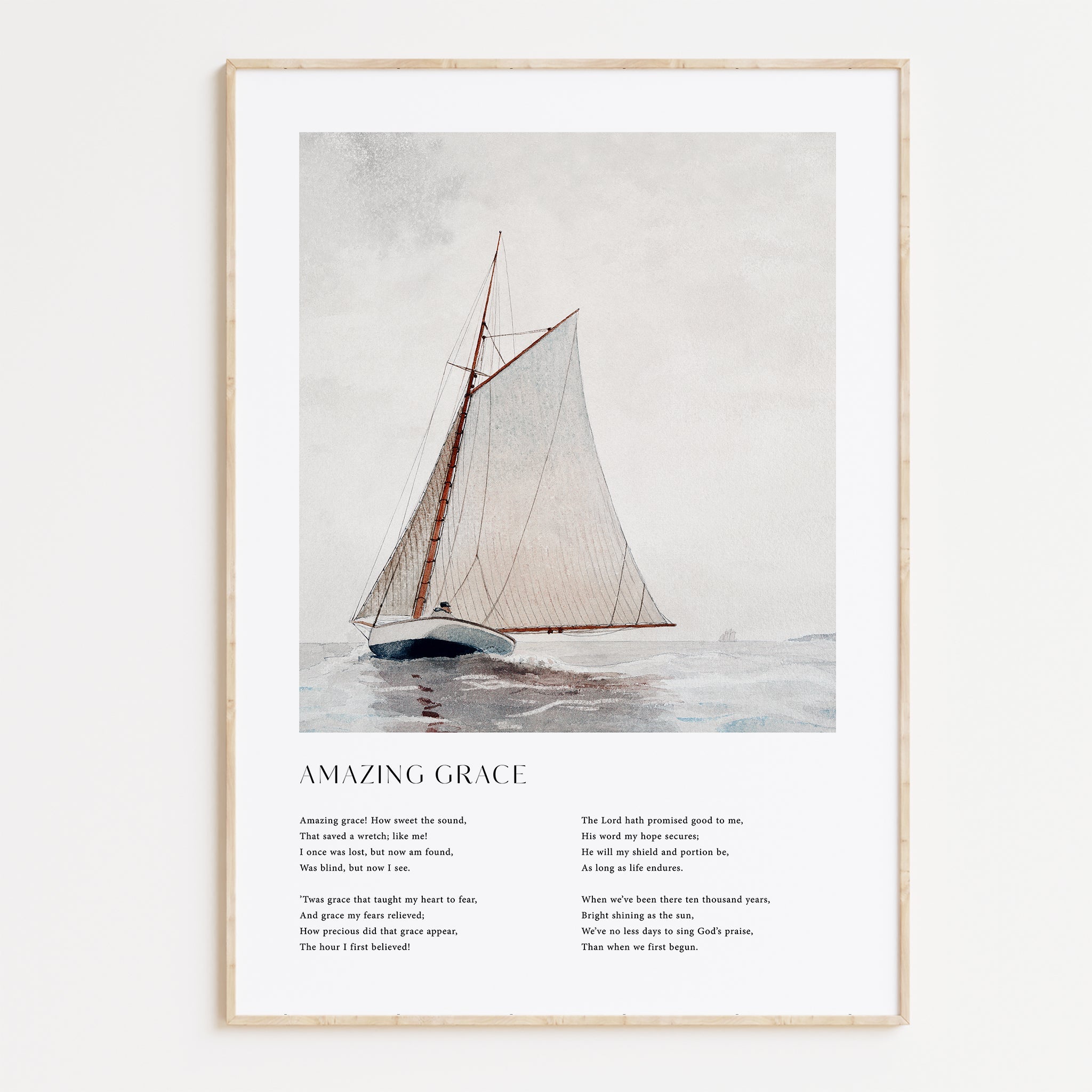Amazing Grace Print - The Christian Art Company