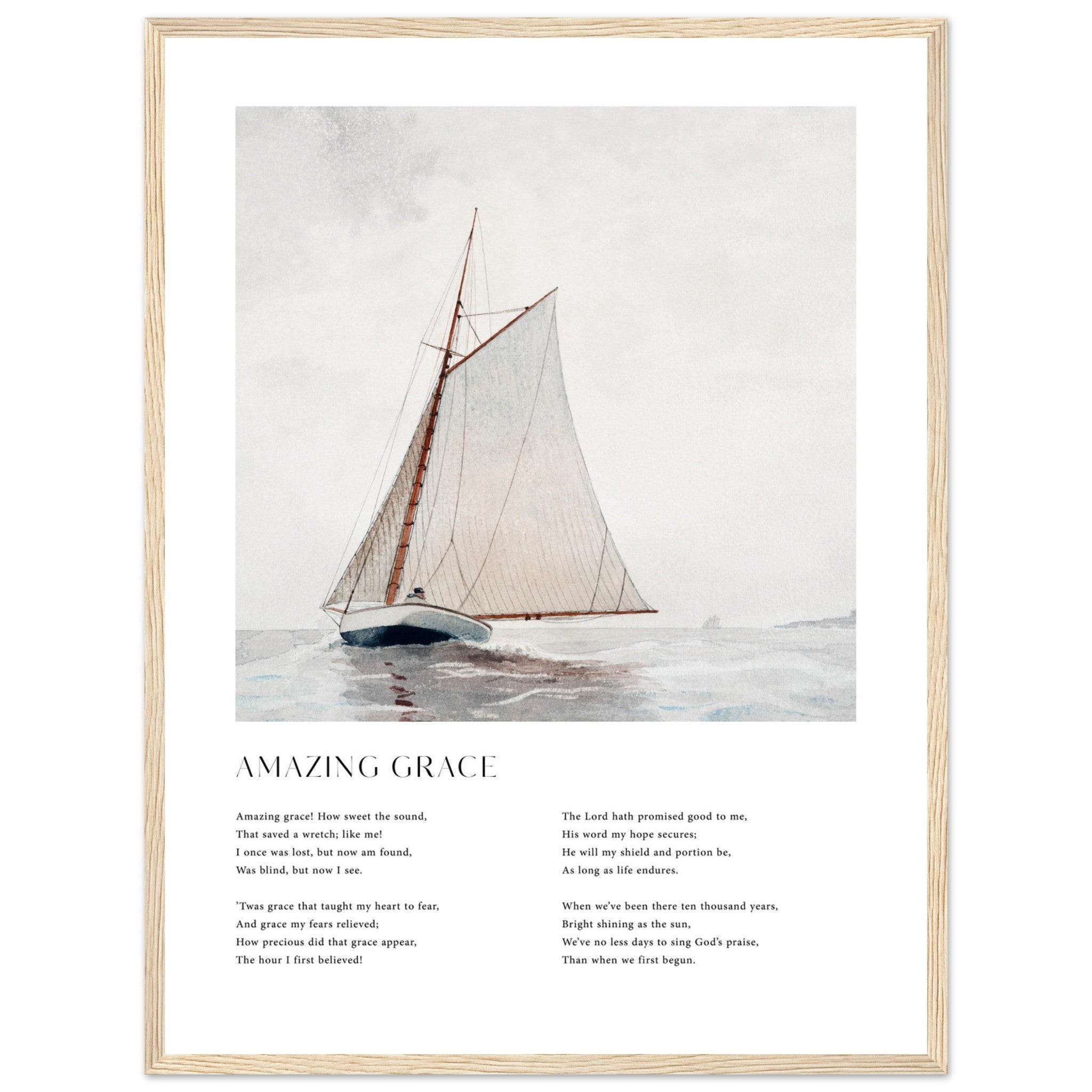 Amazing Grace Print - The Christian Art Company