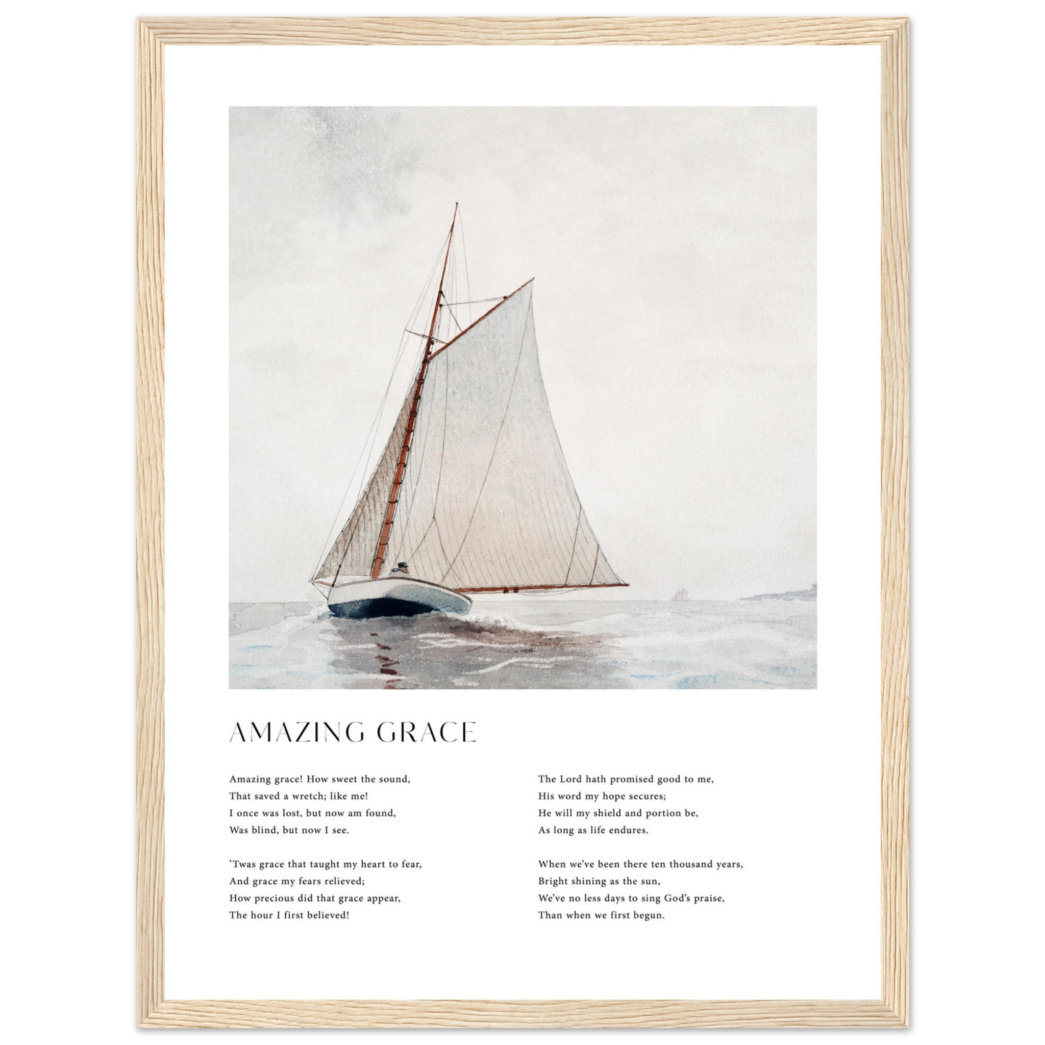 Amazing Grace Print - The Christian Art Company