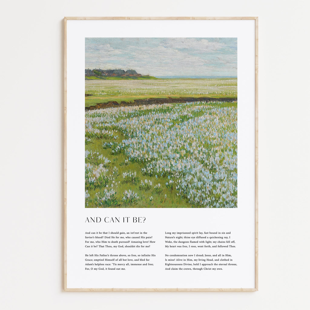 And Can It Be Print - The Christian Art Company