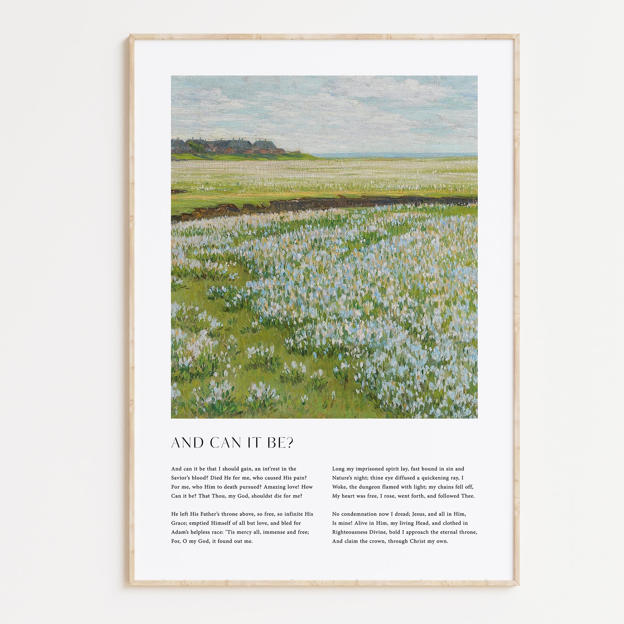 And Can It Be Print - The Christian Art Company