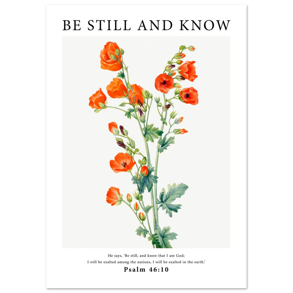 Be Still And Know Print - The Christian Art Company