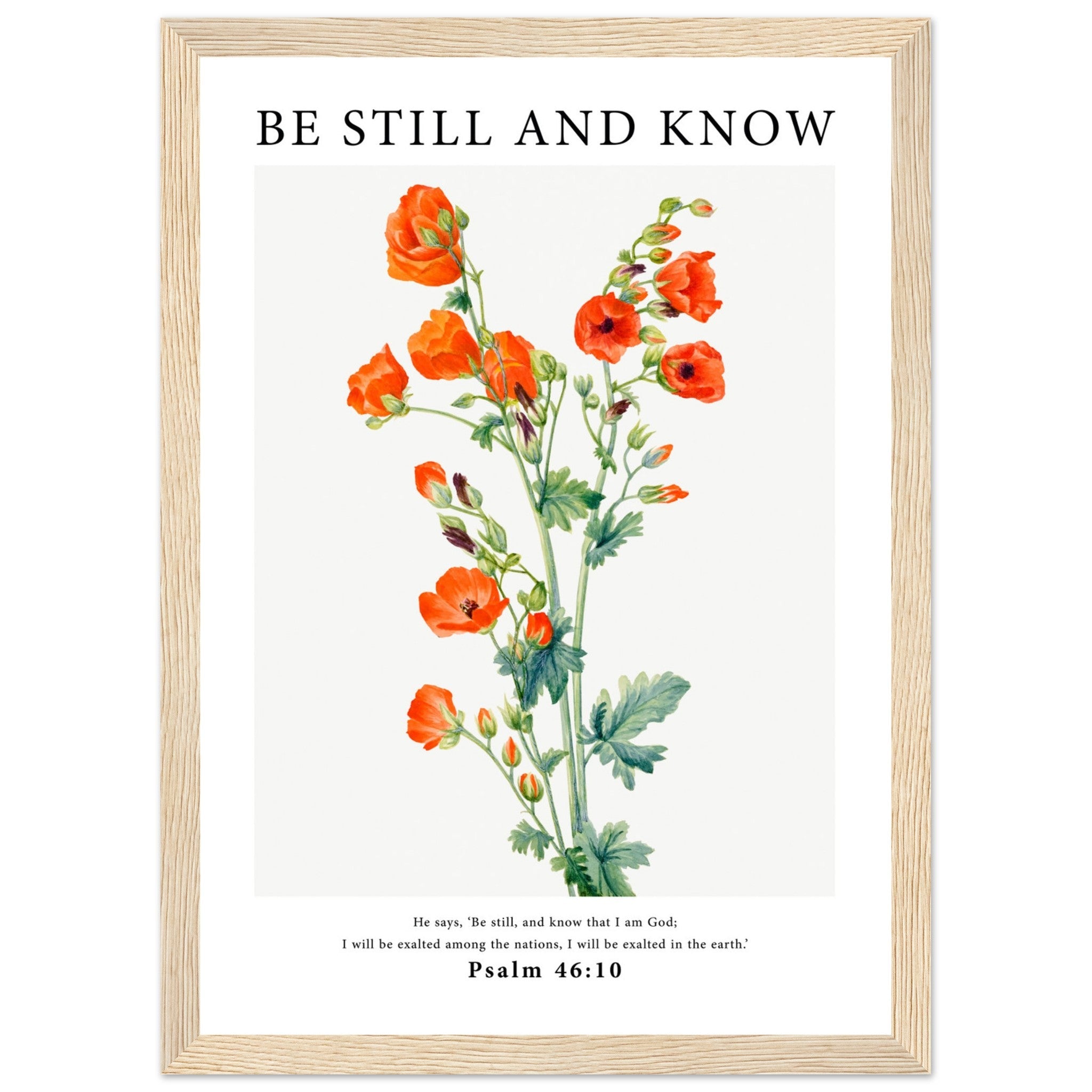 Be Still And Know Print - The Christian Art Company