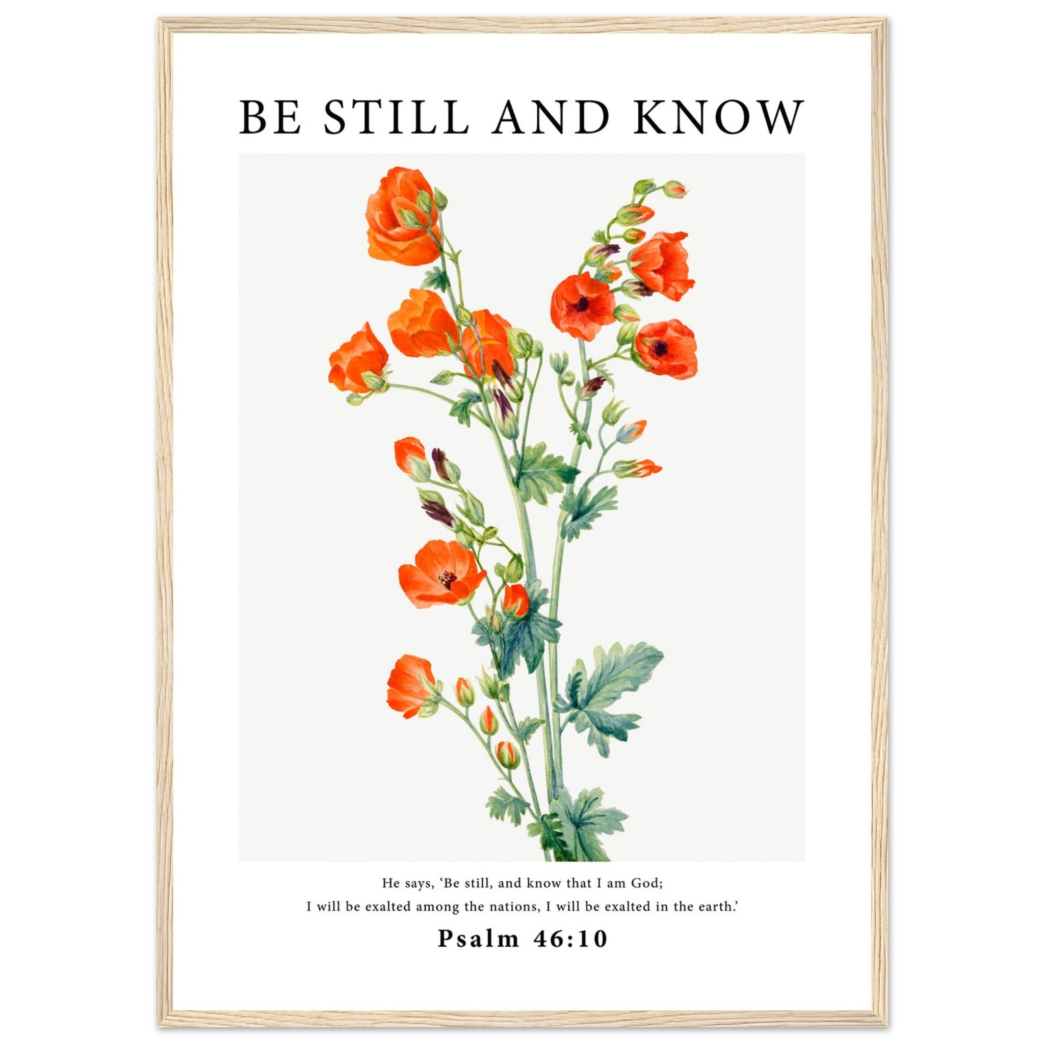 Be Still And Know Print - The Christian Art Company
