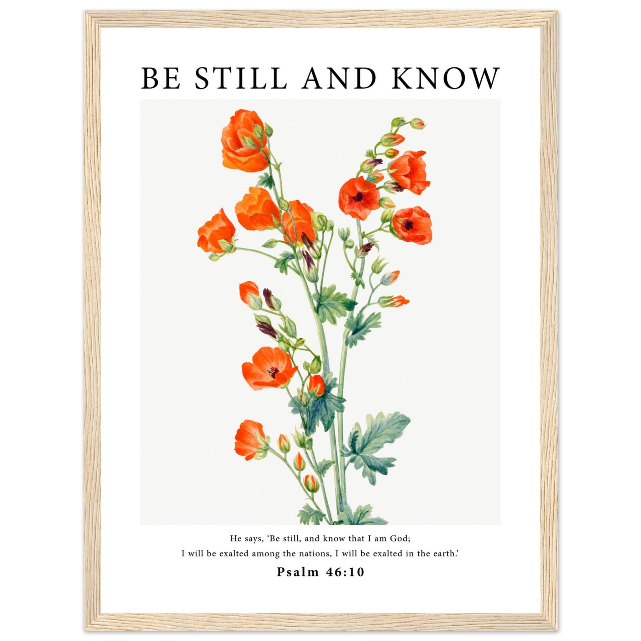 Be Still And Know Print - The Christian Art Company