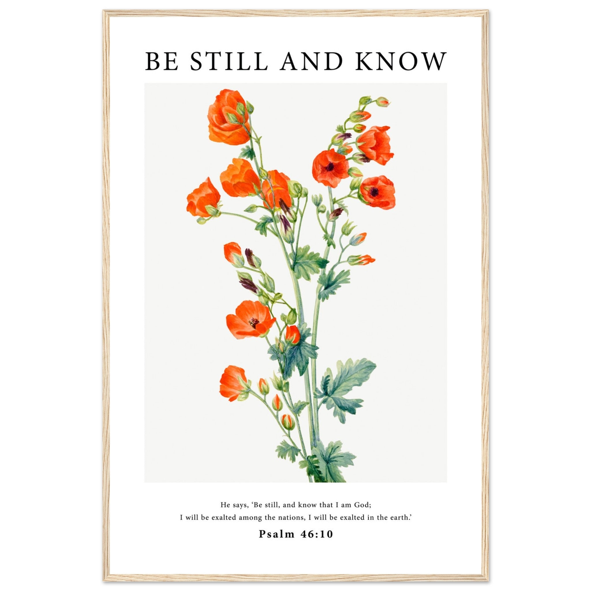 Be Still And Know Print - The Christian Art Company