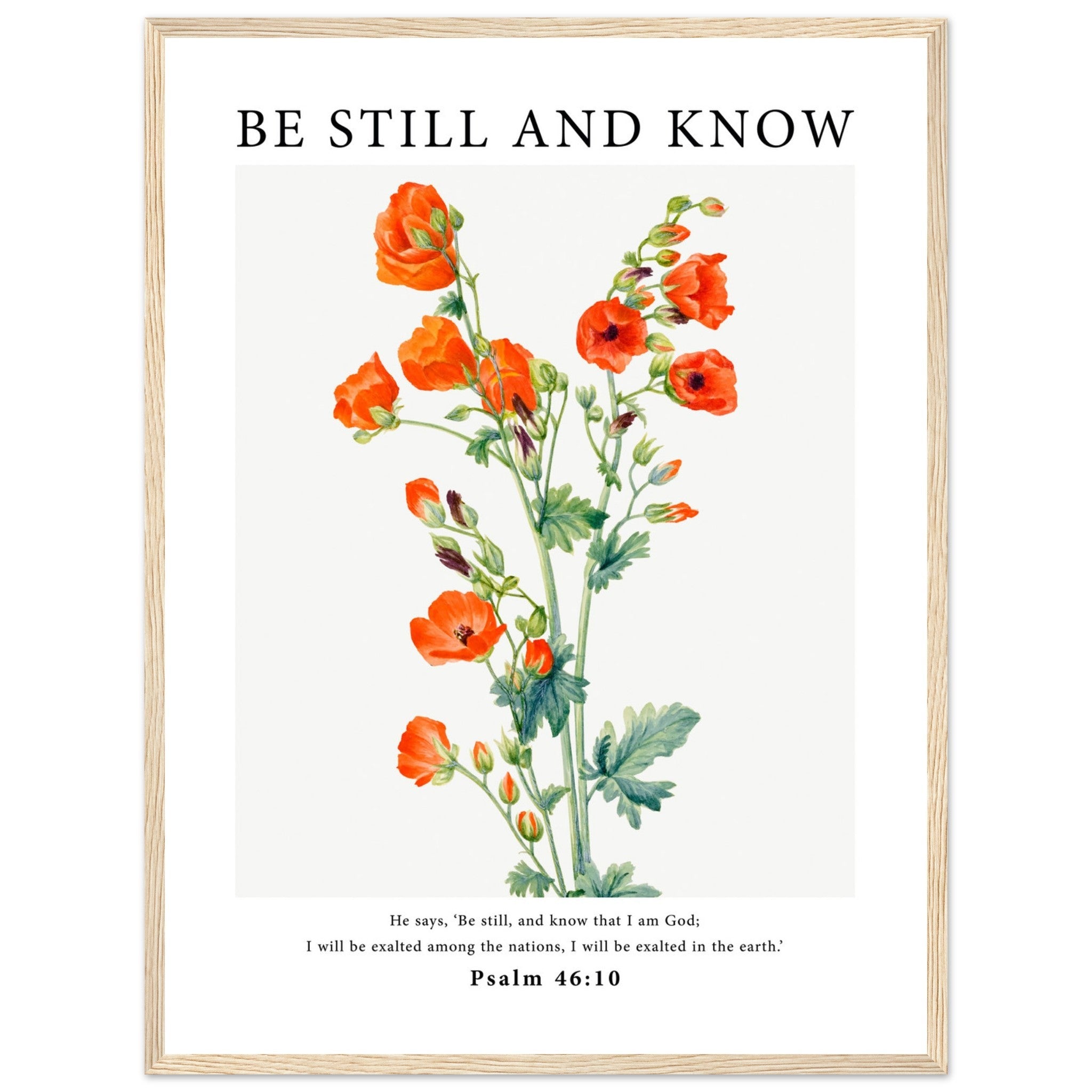 Be Still And Know Print - The Christian Art Company
