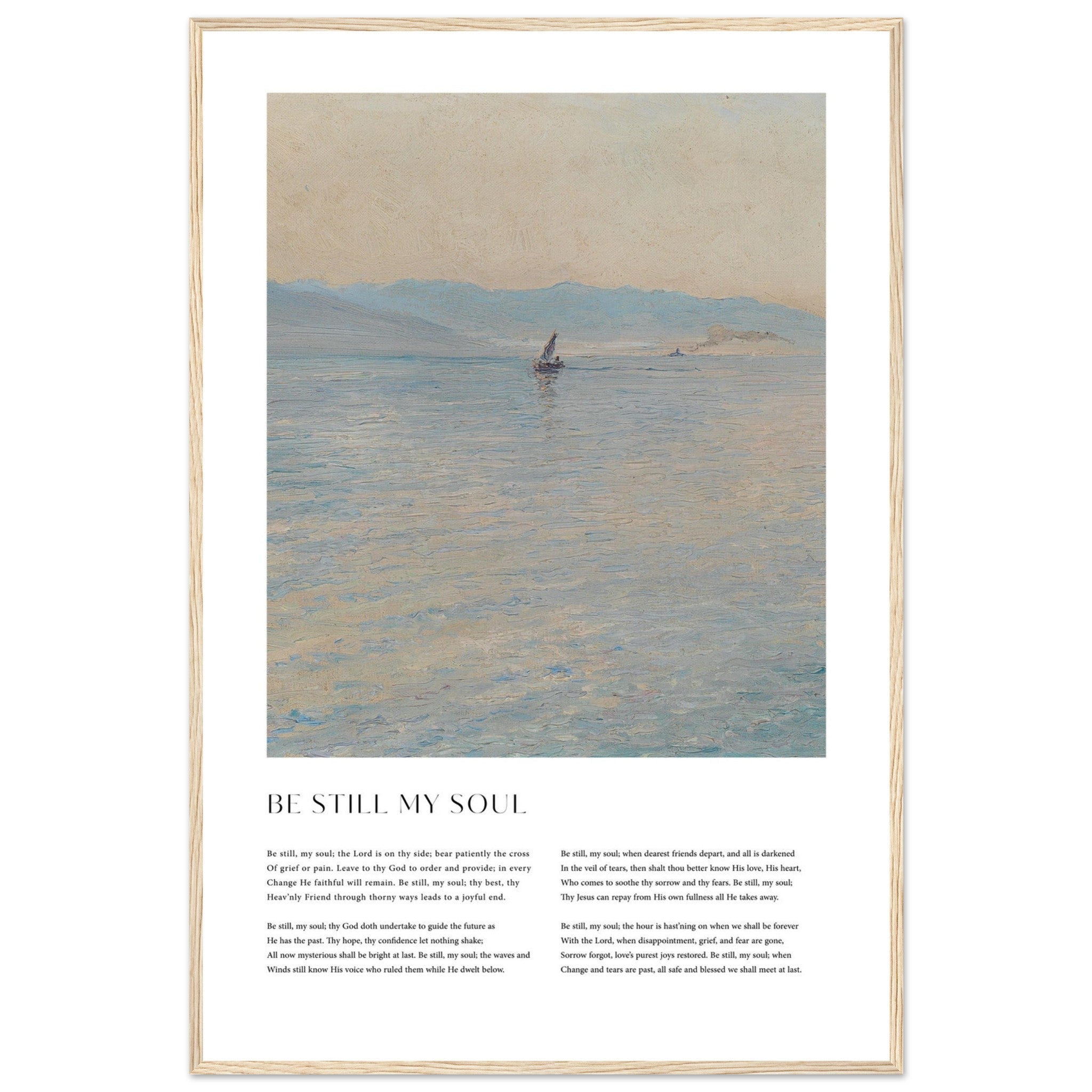 Be Still My Soul Print - The Christian Art Company