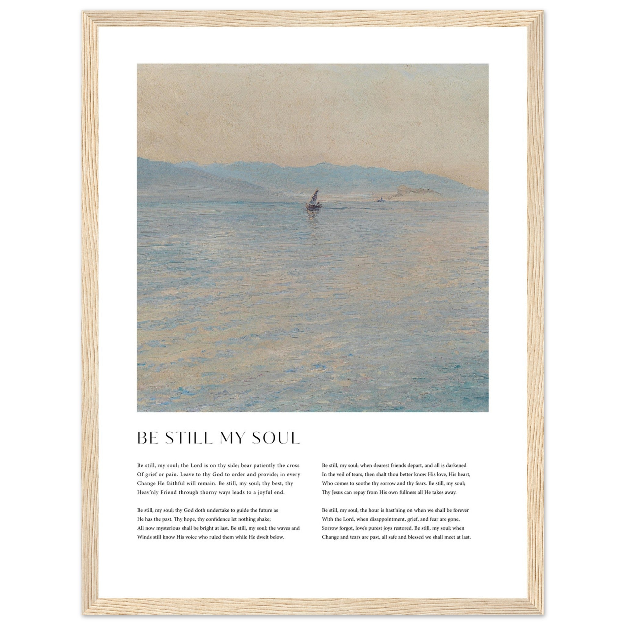 Be Still My Soul Print - The Christian Art Company