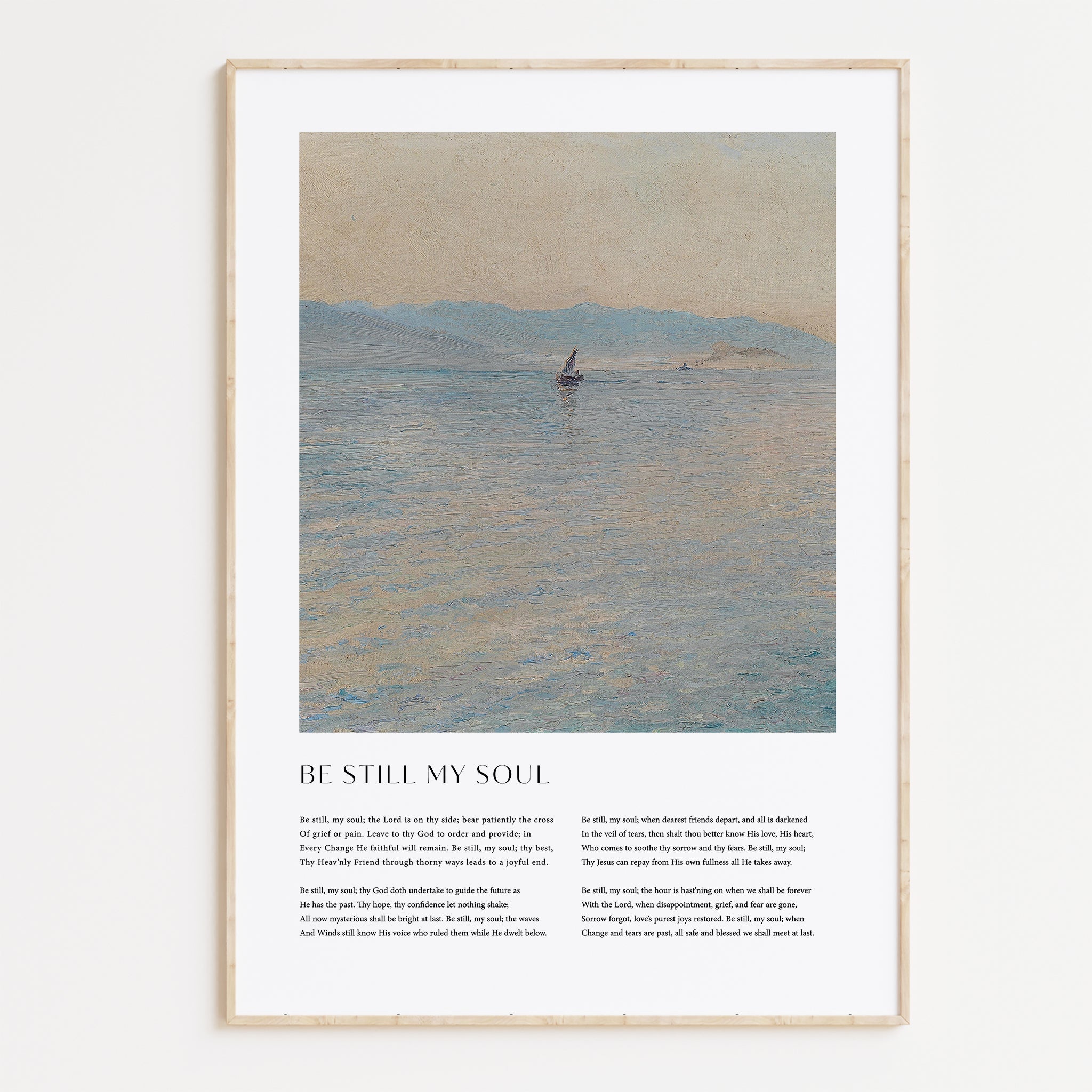 Be Still My Soul Print - The Christian Art Company