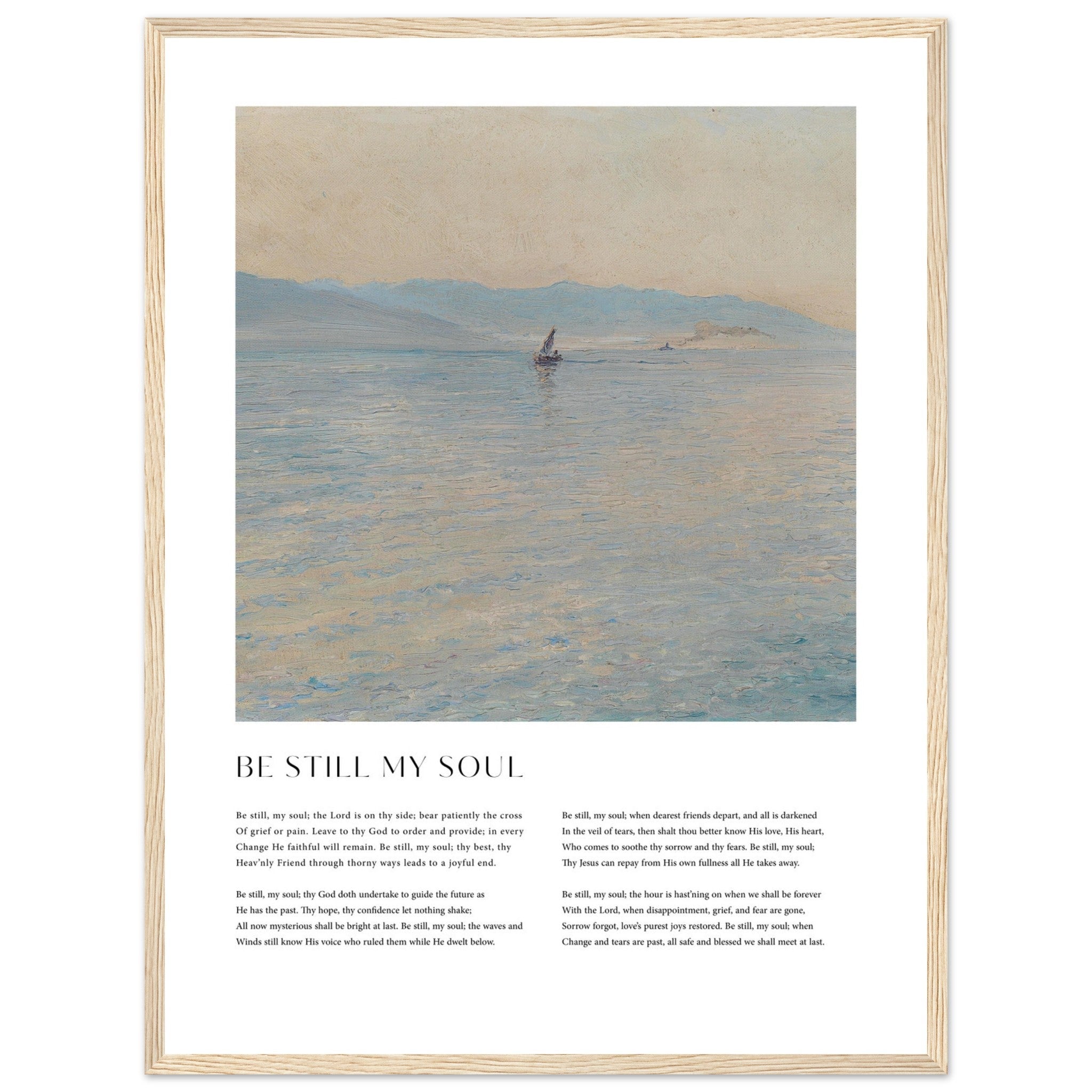 Be Still My Soul Print - The Christian Art Company