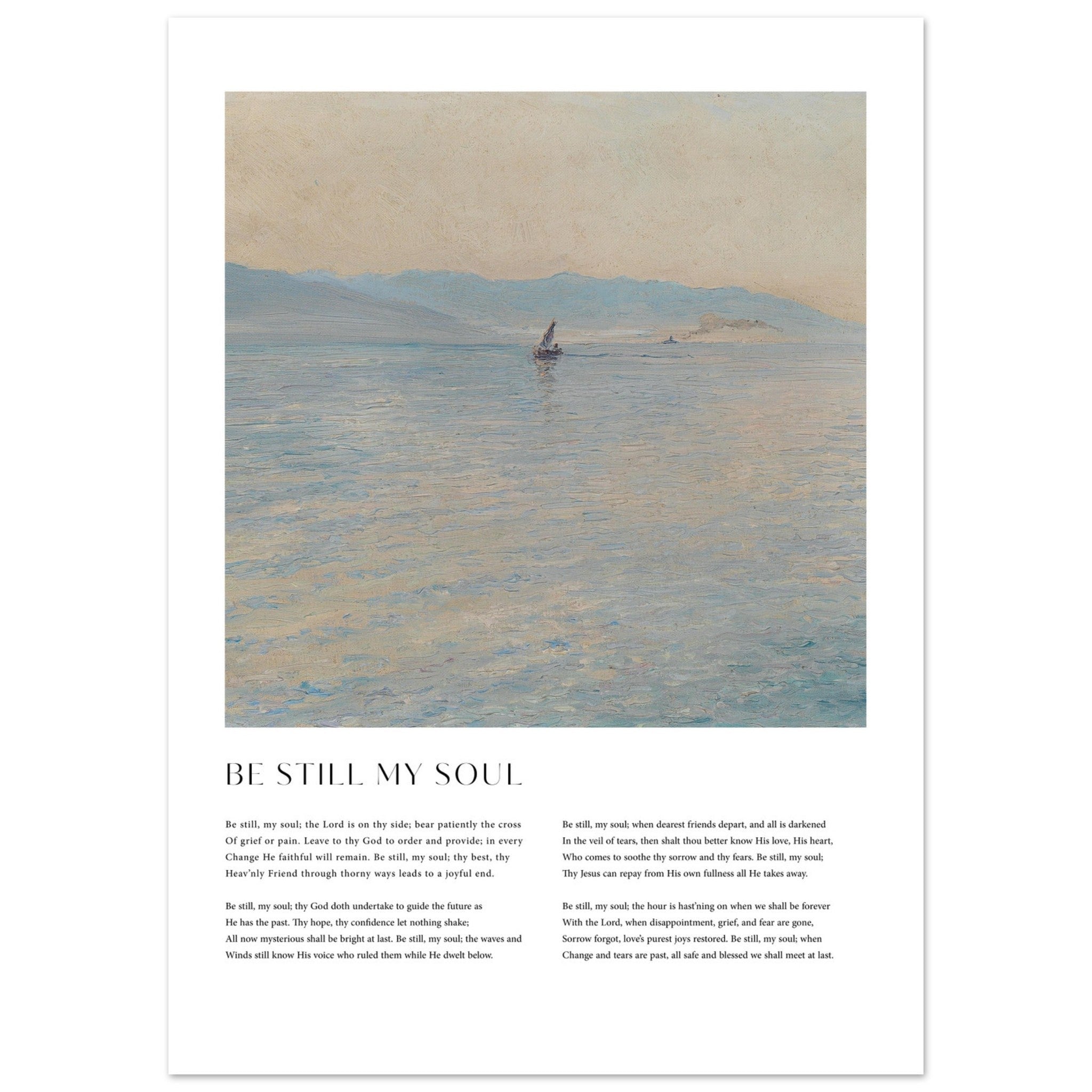 Be Still My Soul Print - The Christian Art Company