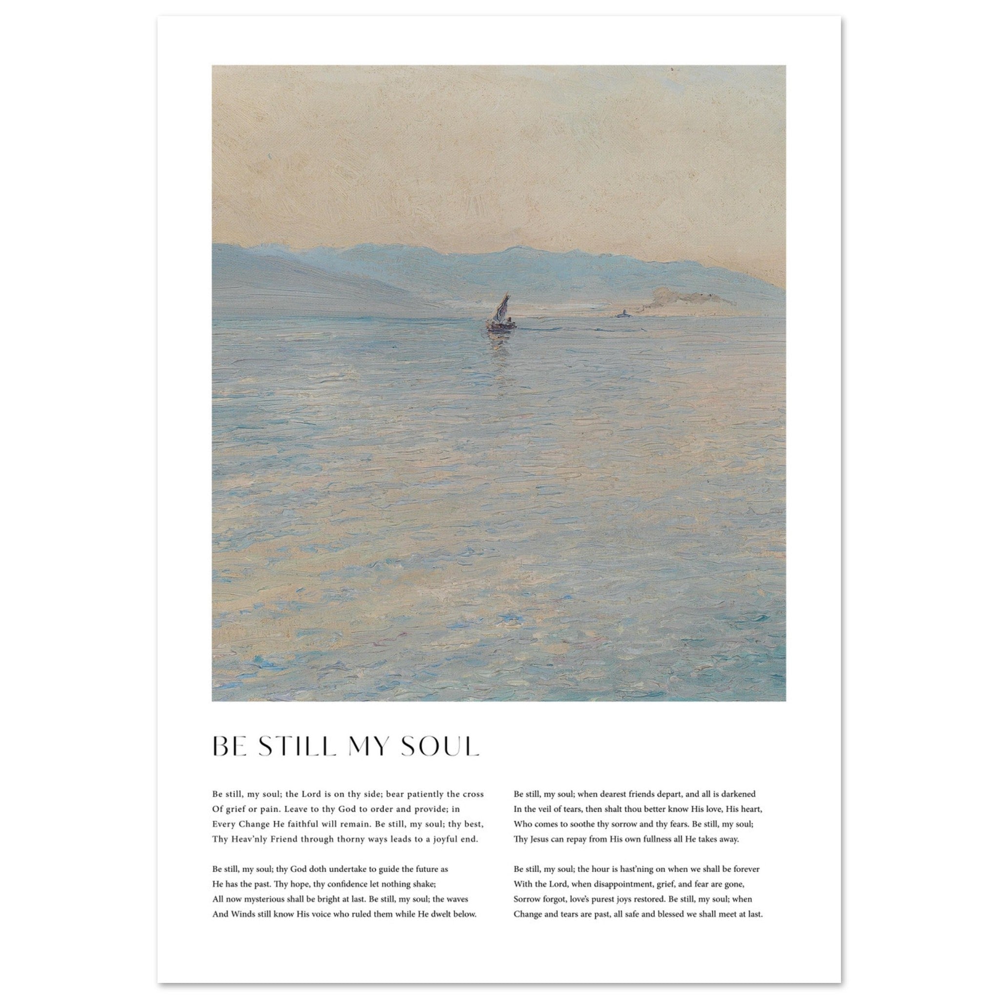 Be Still My Soul Print - The Christian Art Company