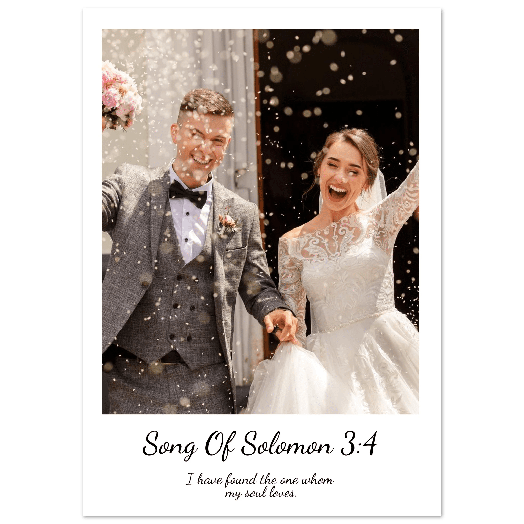 Custom Wedding Print - The Christian Art Company