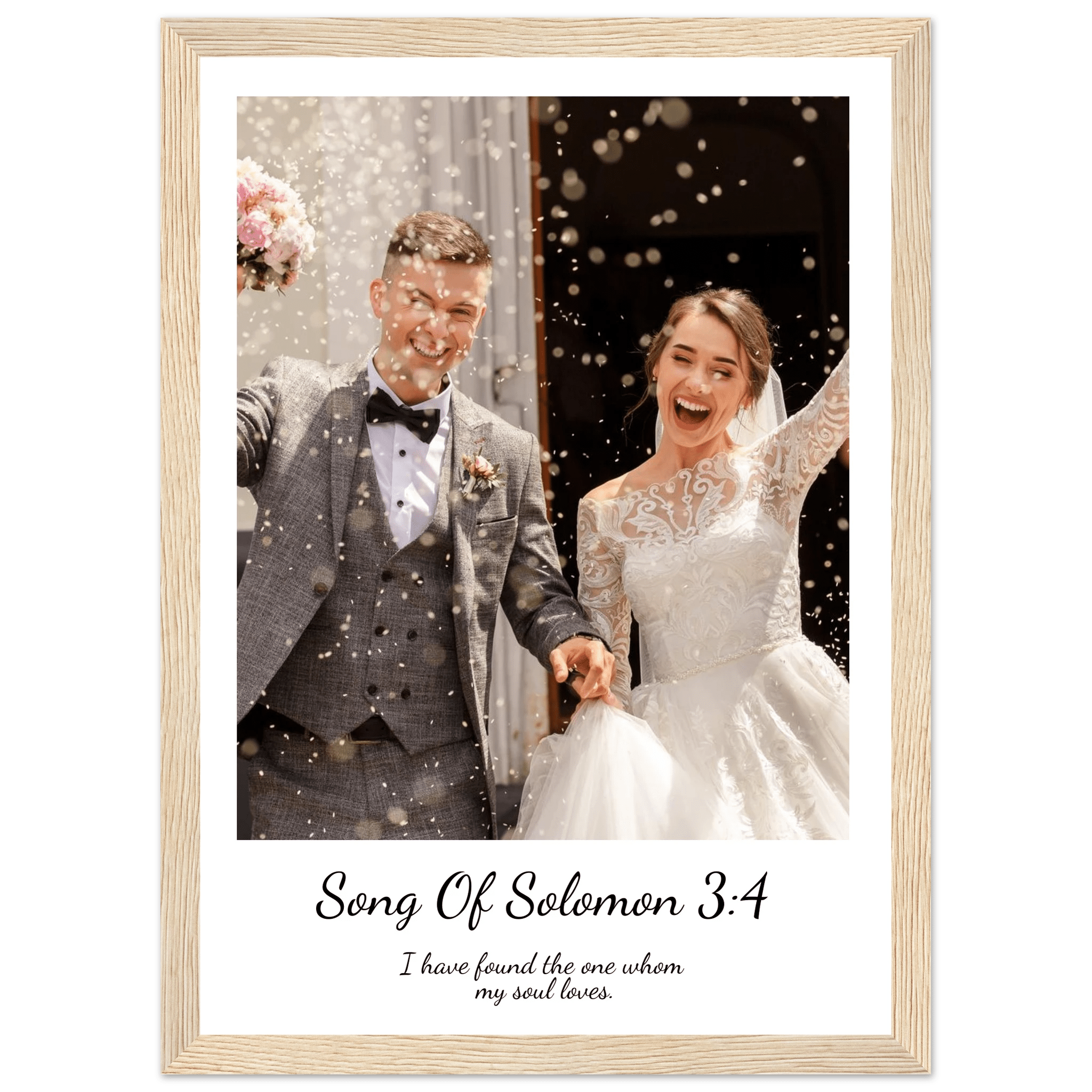 Custom Wedding Print - The Christian Art Company