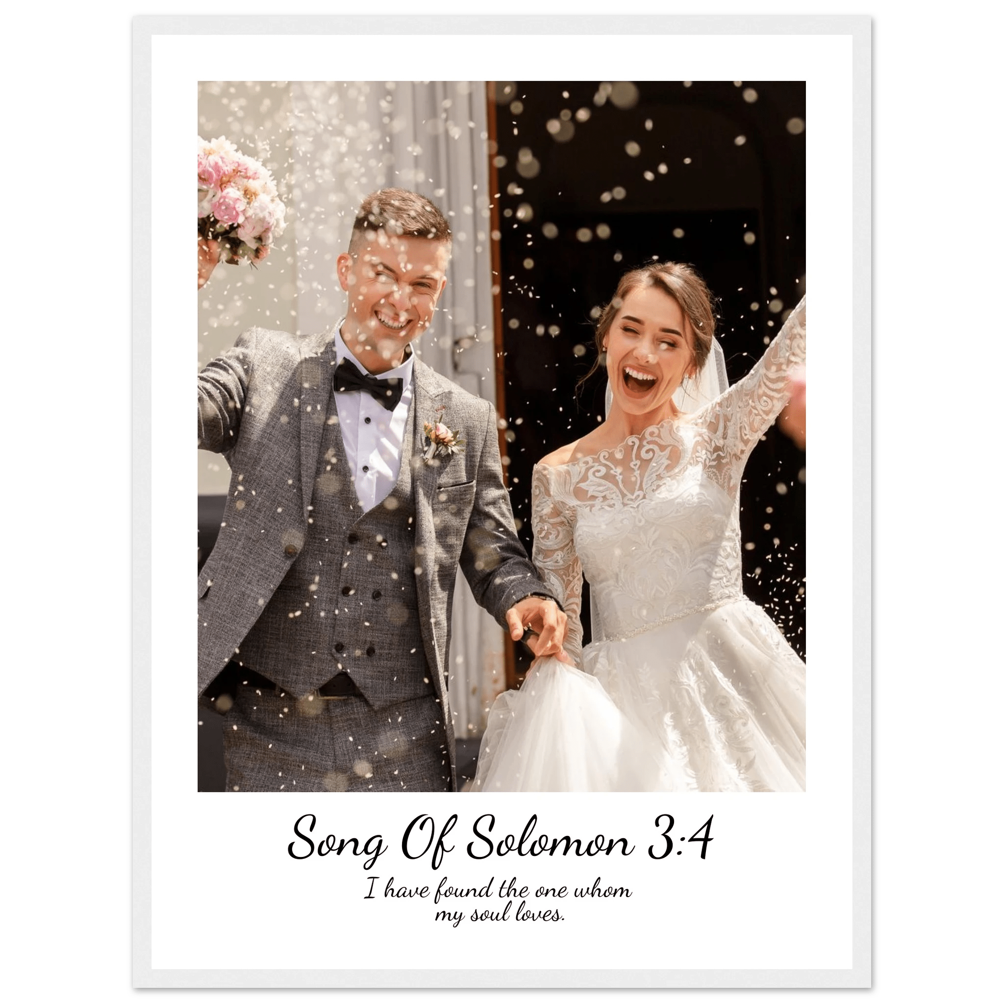 Custom Wedding Print - The Christian Art Company