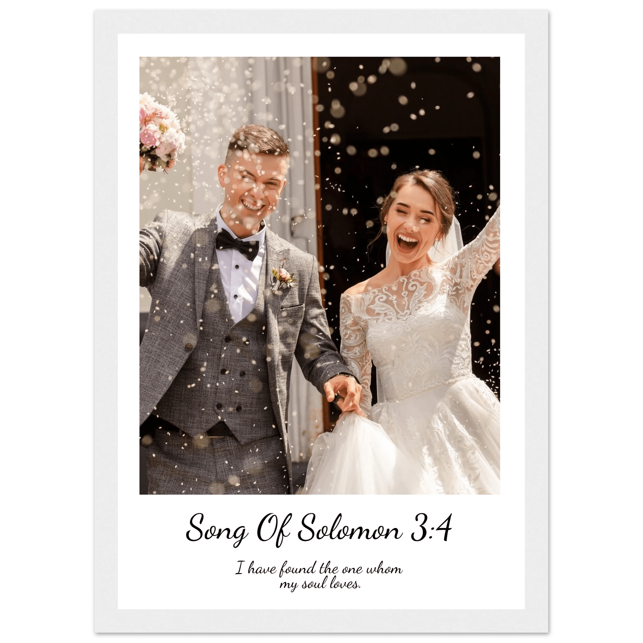 Custom Wedding Print - The Christian Art Company